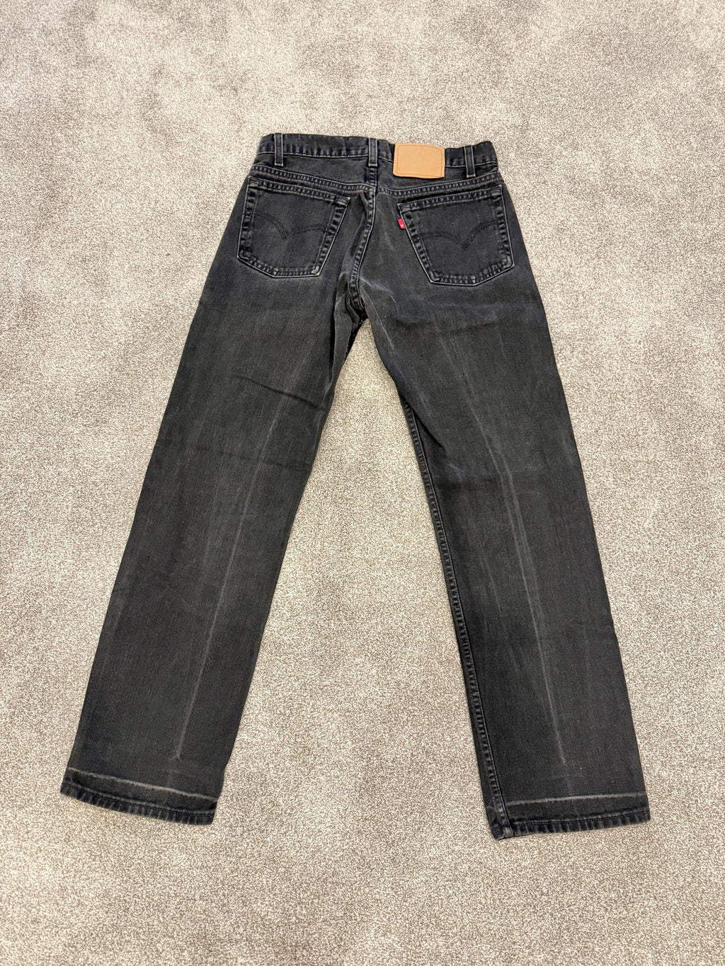 w31 L29 Levis 505 vintage black faded black grey made in 90s Canada  straight leg jeans 505 vintage 30”/31” waist