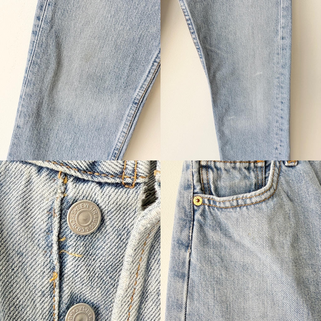 w25 L32 Vintage Levi’s 501 made in France 90s straight leg vintage levis 501