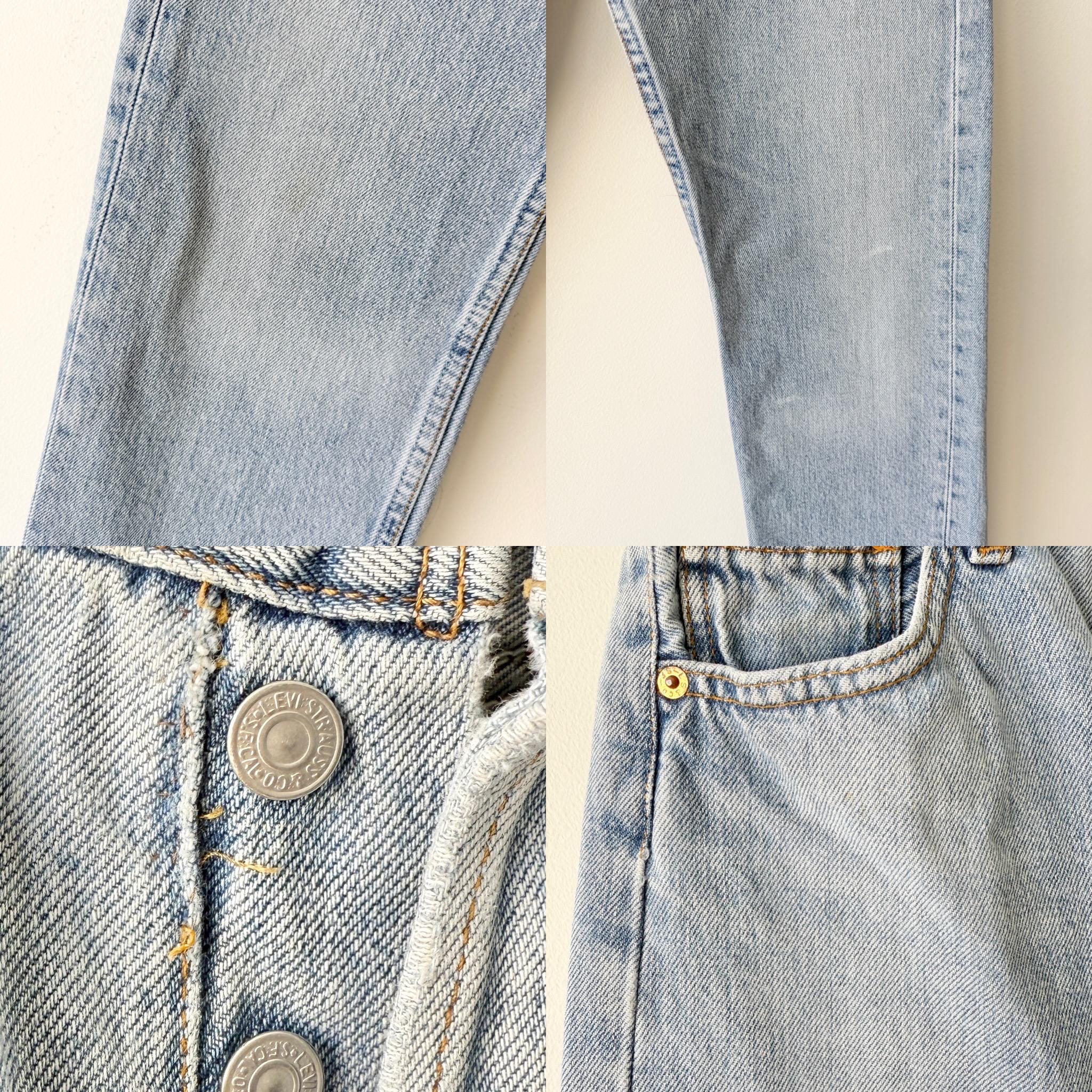 w25 L32 Vintage Levi’s 501 made in France 90s straight leg vintage levis 501