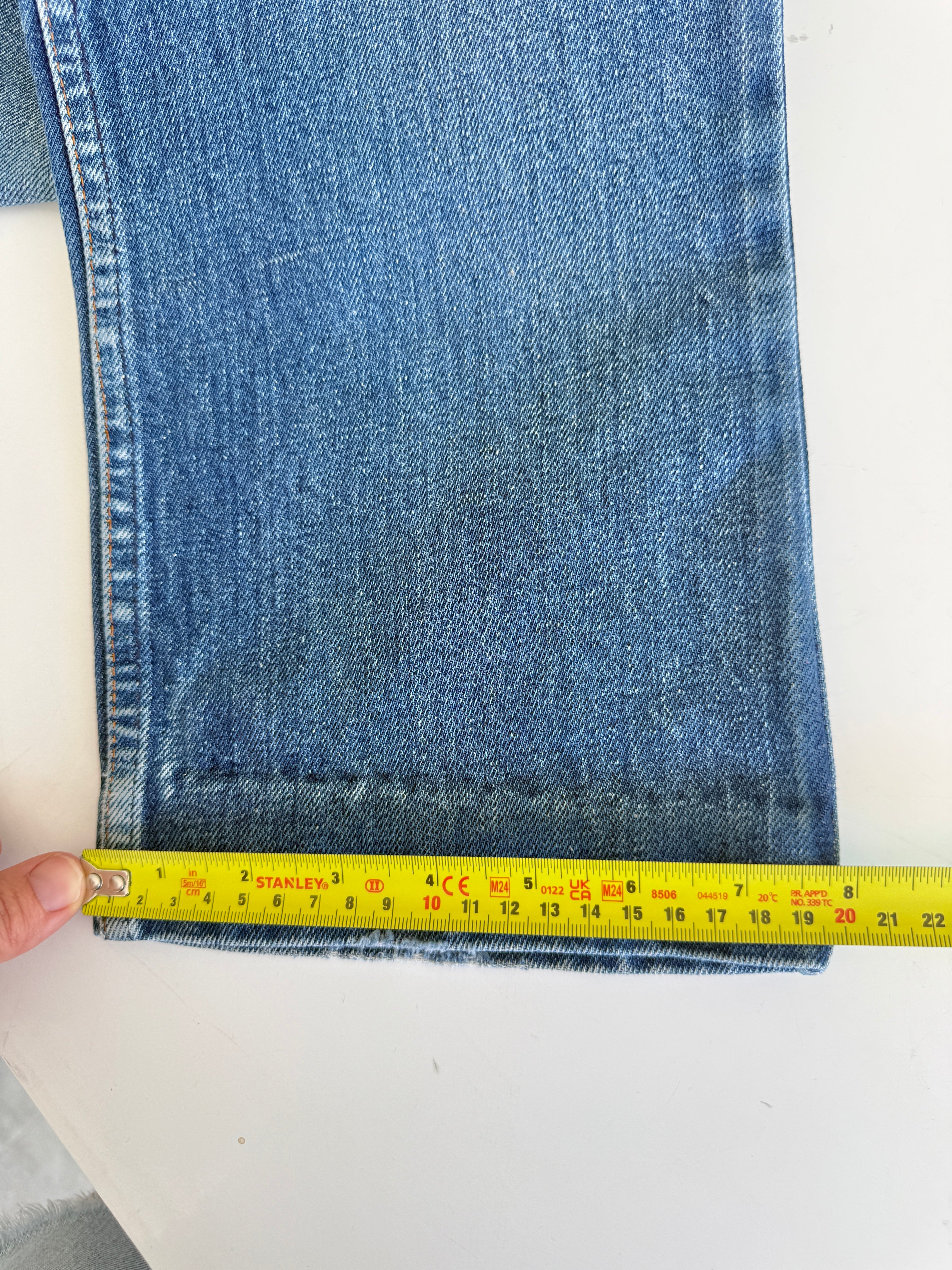 Soft W26 L27 vintage Levis 630 25/26” measured waist dark faded blue 630s 80s