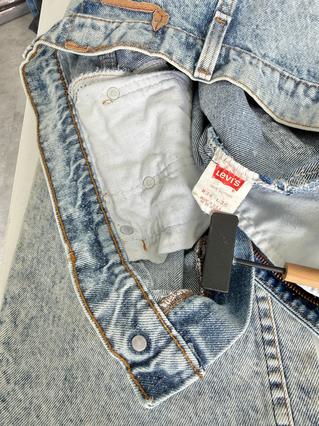 W30 L31 vintage Levis 517 3”” lightfaded Levi’s 517s USA 90s