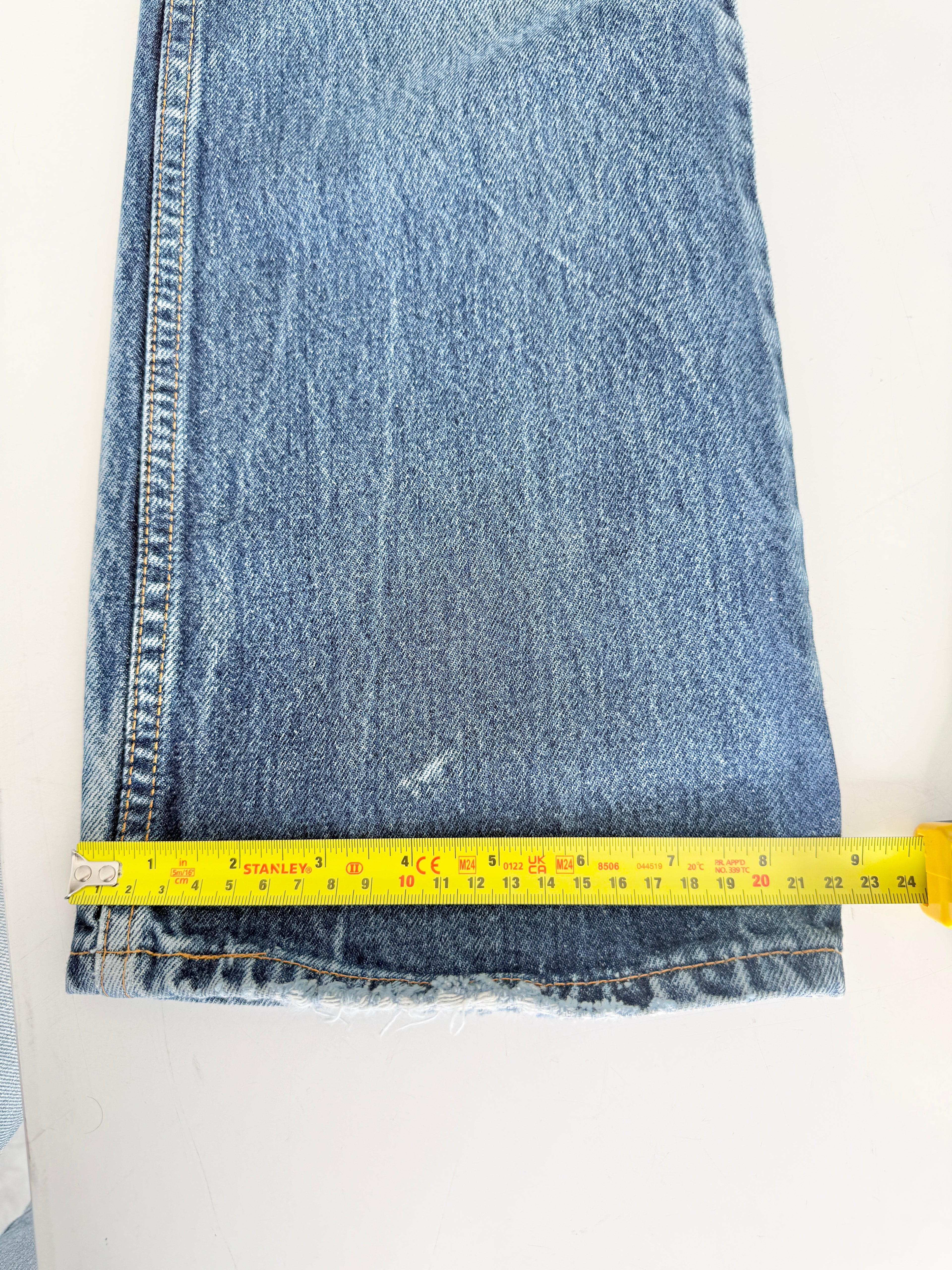 W25 L29 vintage Levis 517 24-25”” measured dark faded blue 90s USA 517s