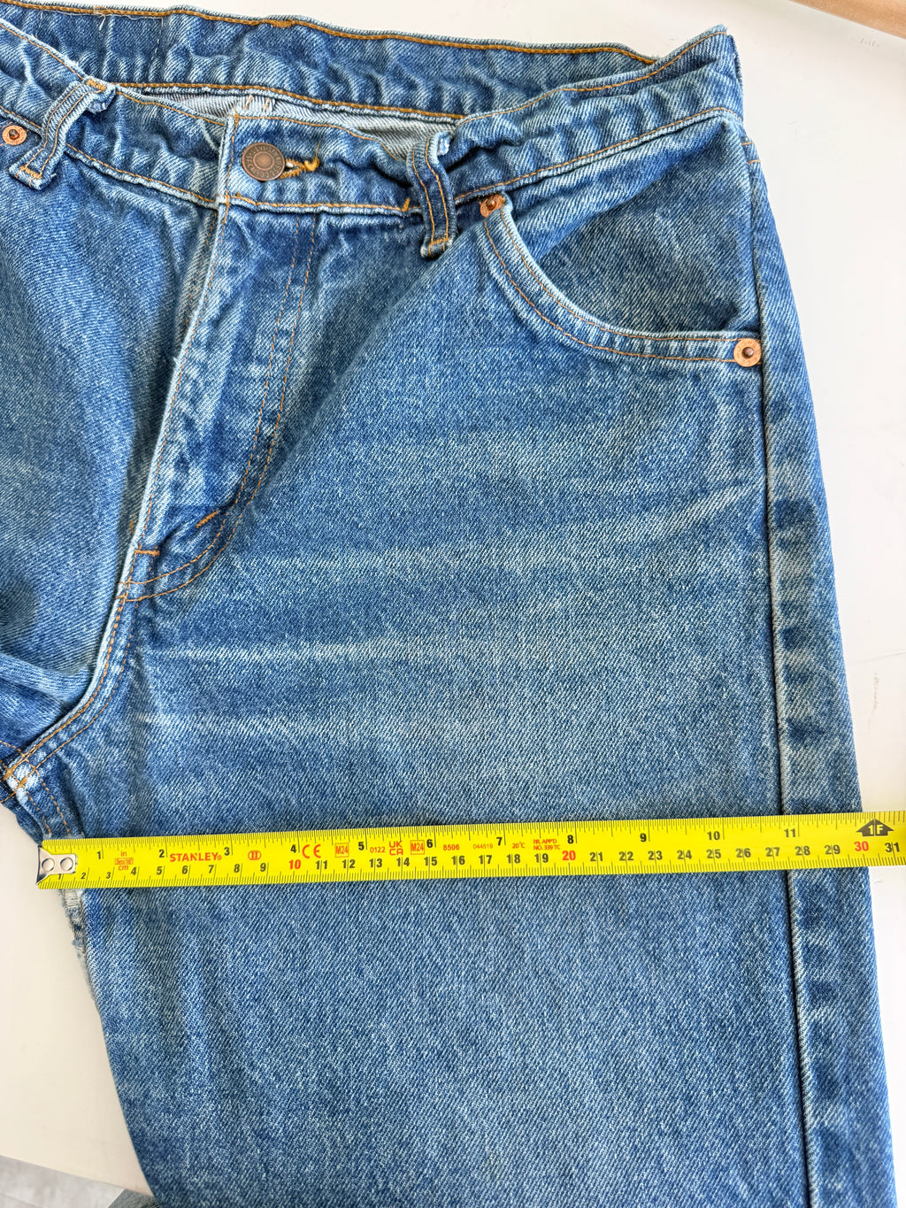 W28 L31 vintage Levis 517 28/29” measured dark fade blue denim Levi’s 517s