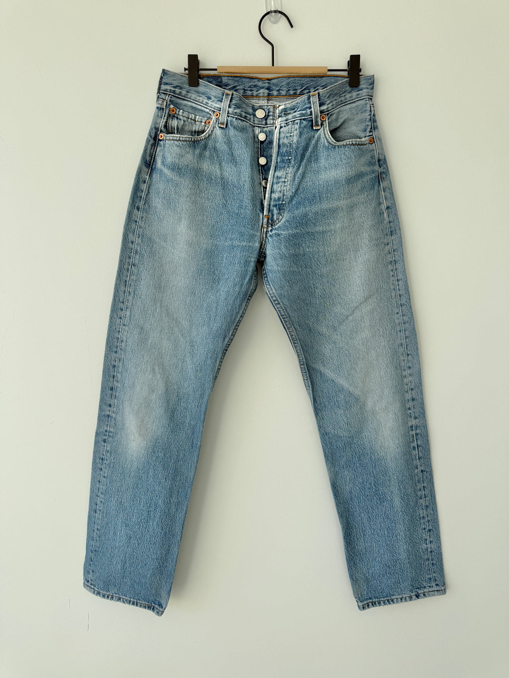 W29 L29 vintage Levis 501 28/29” measured medium blue Y2K 501s