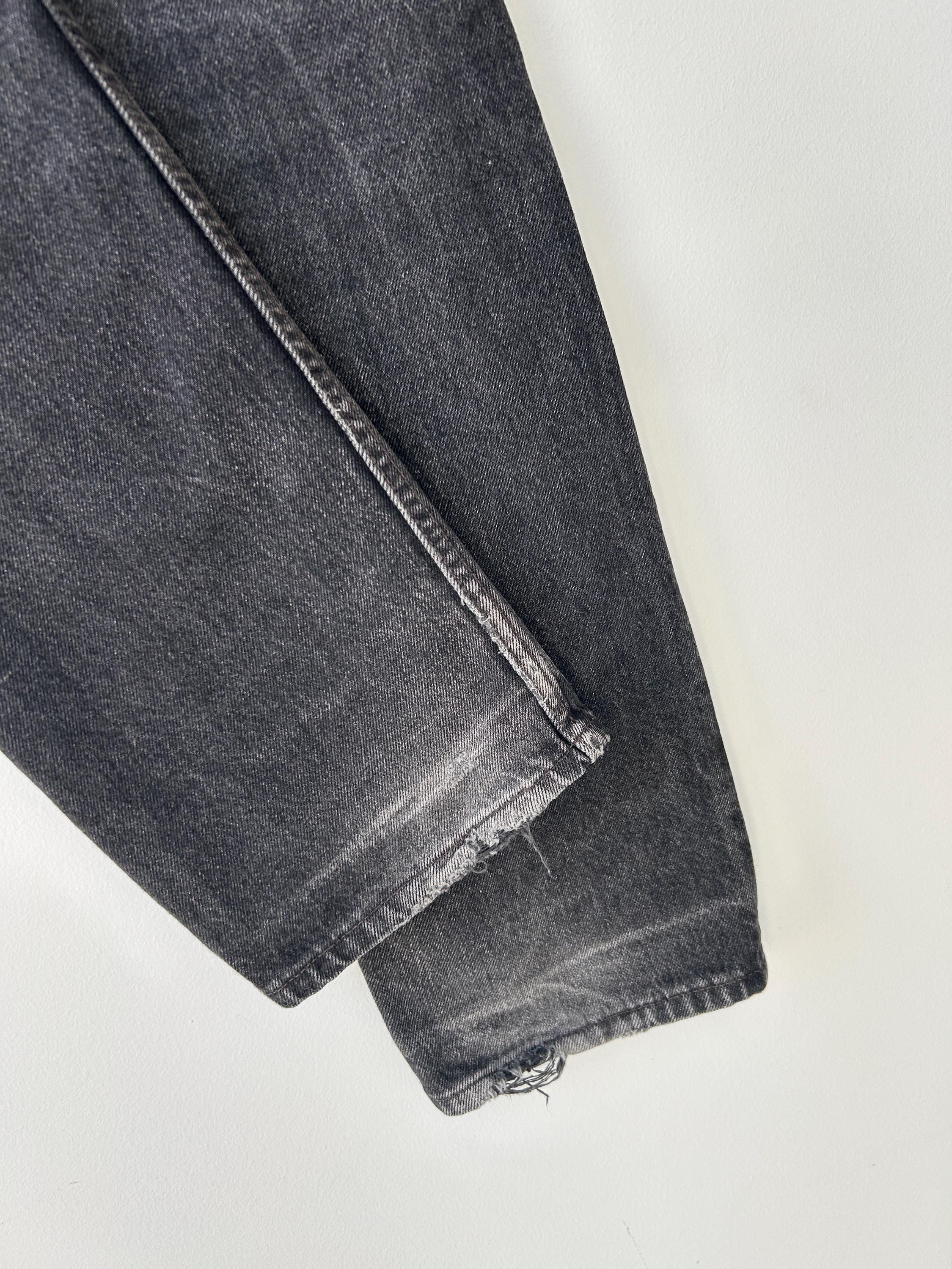 Levis 501 vintage w25 L32 Levi’s faded black denim straight leg Levi’s 501 90s vintage 501  (24”/25”