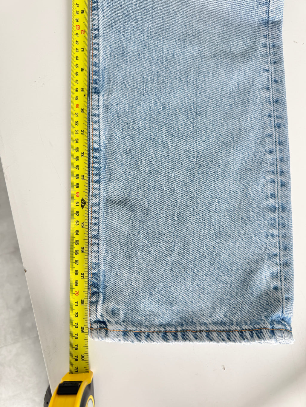W30 L29 vintage Levis 501 29/30” measured waist light blue 501s made in USA 90s