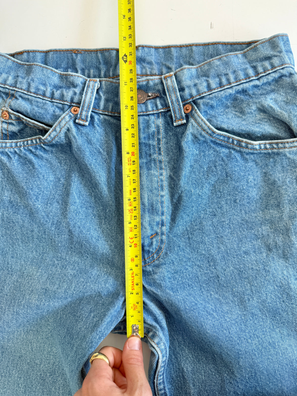 W27 L31 vintage Levis 509 27” measured medium blue faded  80/90s 509s