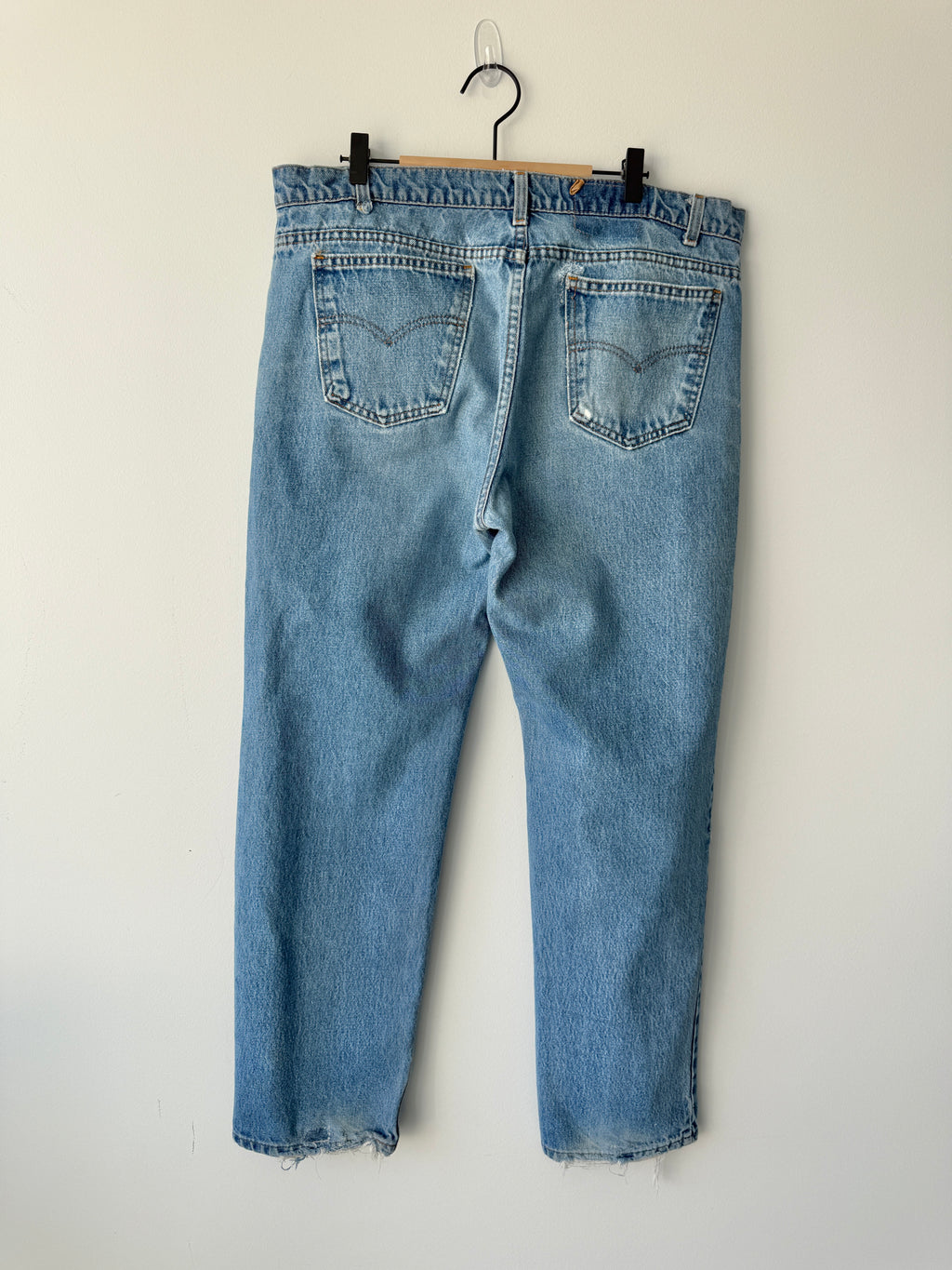 W36 L31 vintage Levis 505 medium blue 35/37” measured waist 501s 90s USA