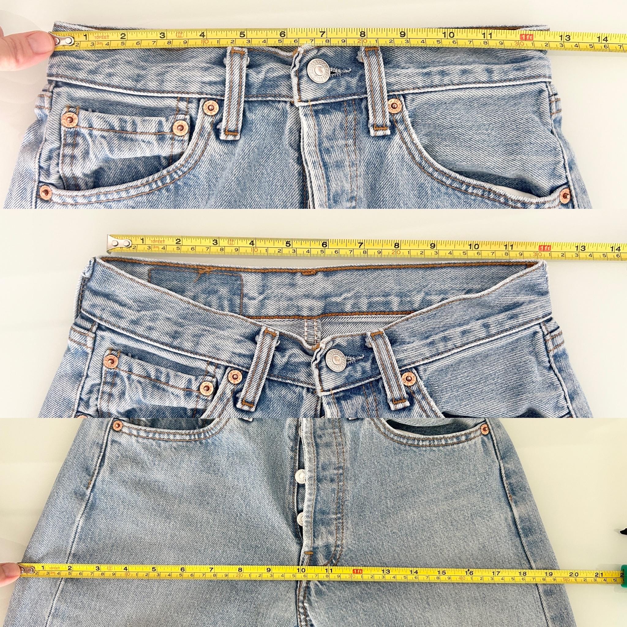 Levis 501 vintage w24 L29 Levi’s faded worn light blue straight leg Levi’s 501 90s vintage Levi’s 501  (23/24 waist)