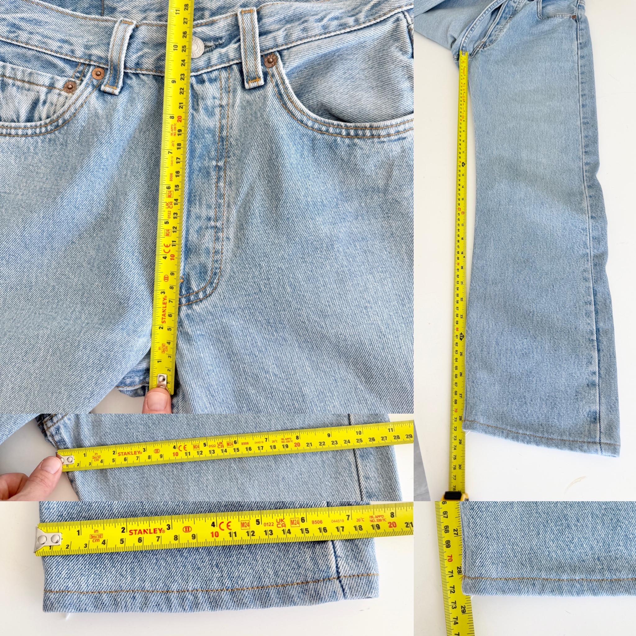 W26 L28 Levis 501 vintage 25-26” waist light blue 501s made in USA y2k