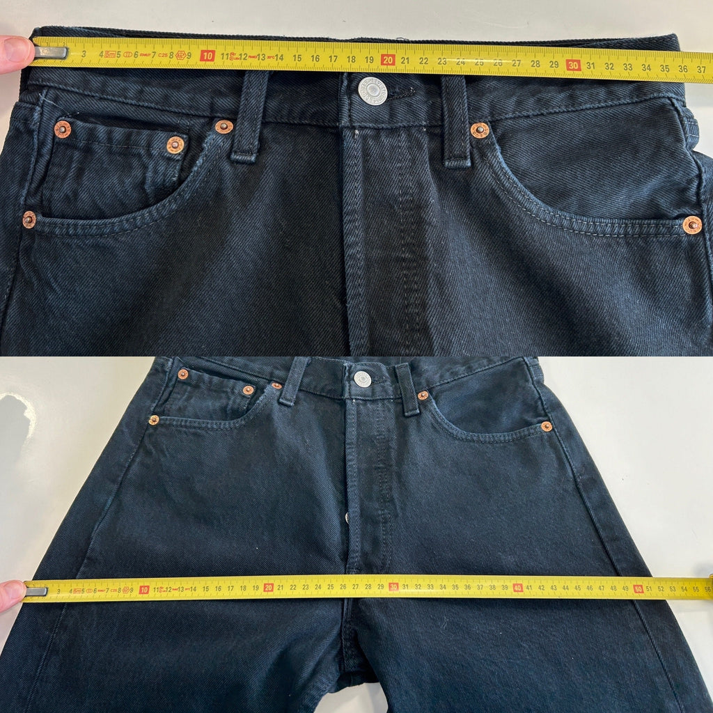 Levi’s 501 vintage w27 L33 Levi’s 501 black straight leg black 501 vintage black 501 worn vintage Levi’s