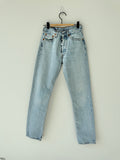 W25 L31 vintage Levis 501 24/25” measured waist light blue 90s 501s