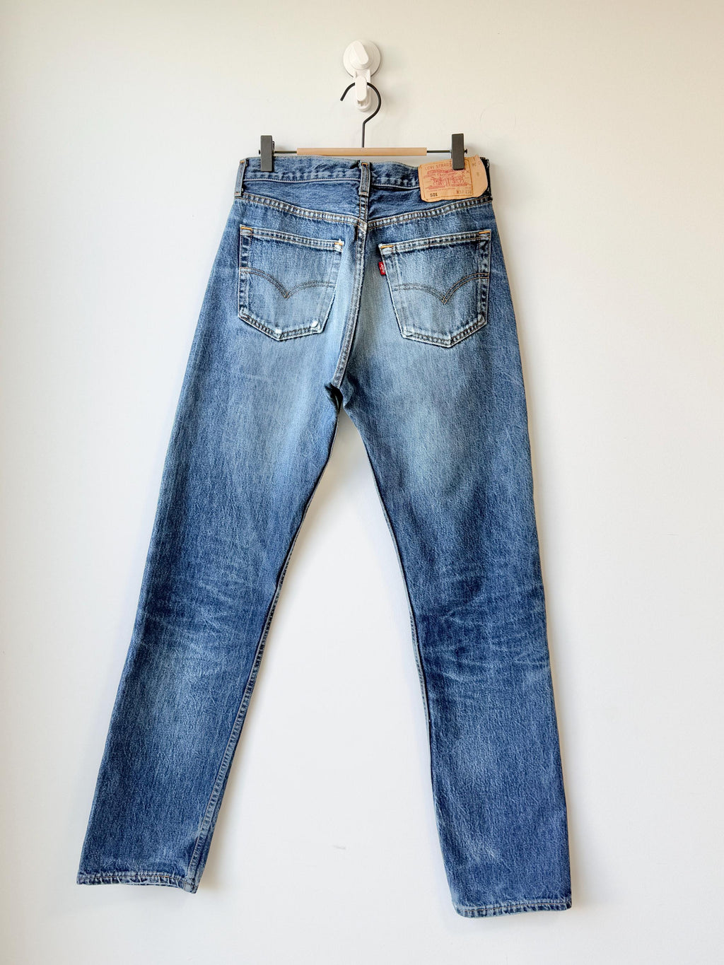 Levis 501 vintage w30 L35 dark faded blue 501s straight leg jeans 501 29”/30” waist