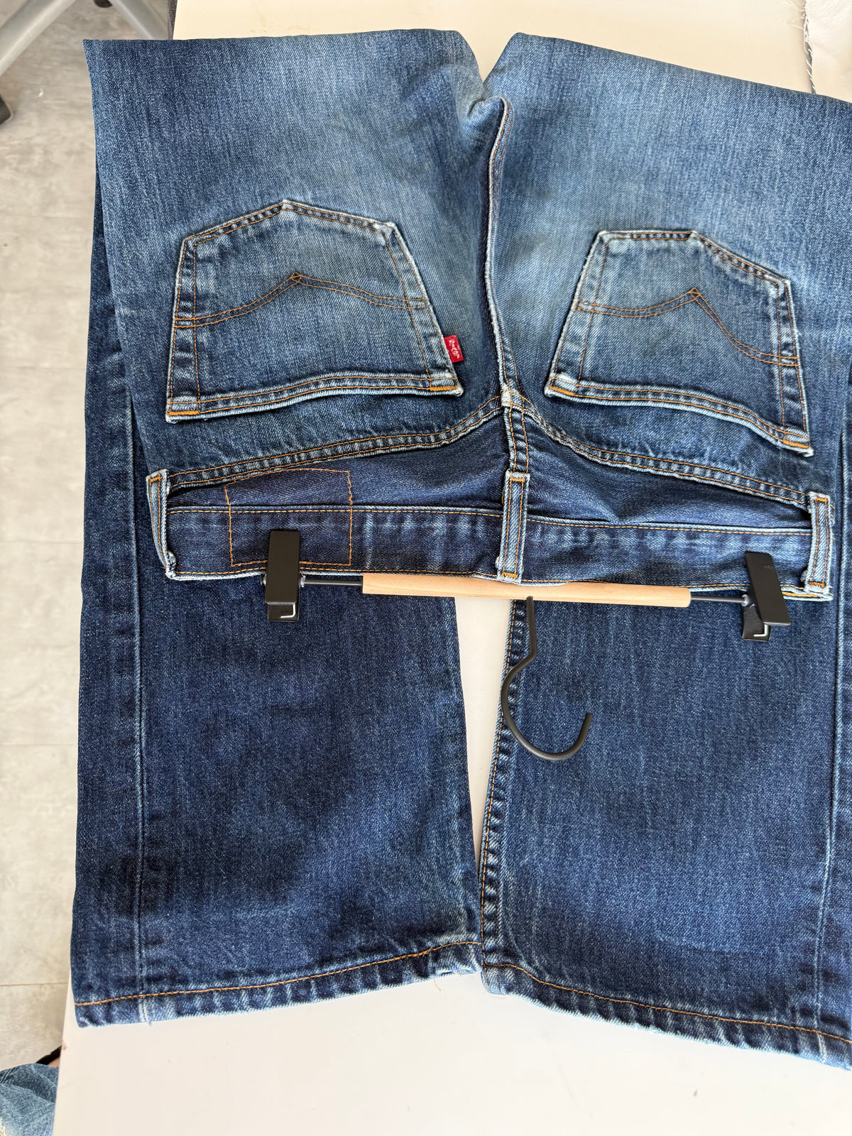 W31 L31 vintage Levis 501 dark blue 30/31” measured waist Y2K levis 501s