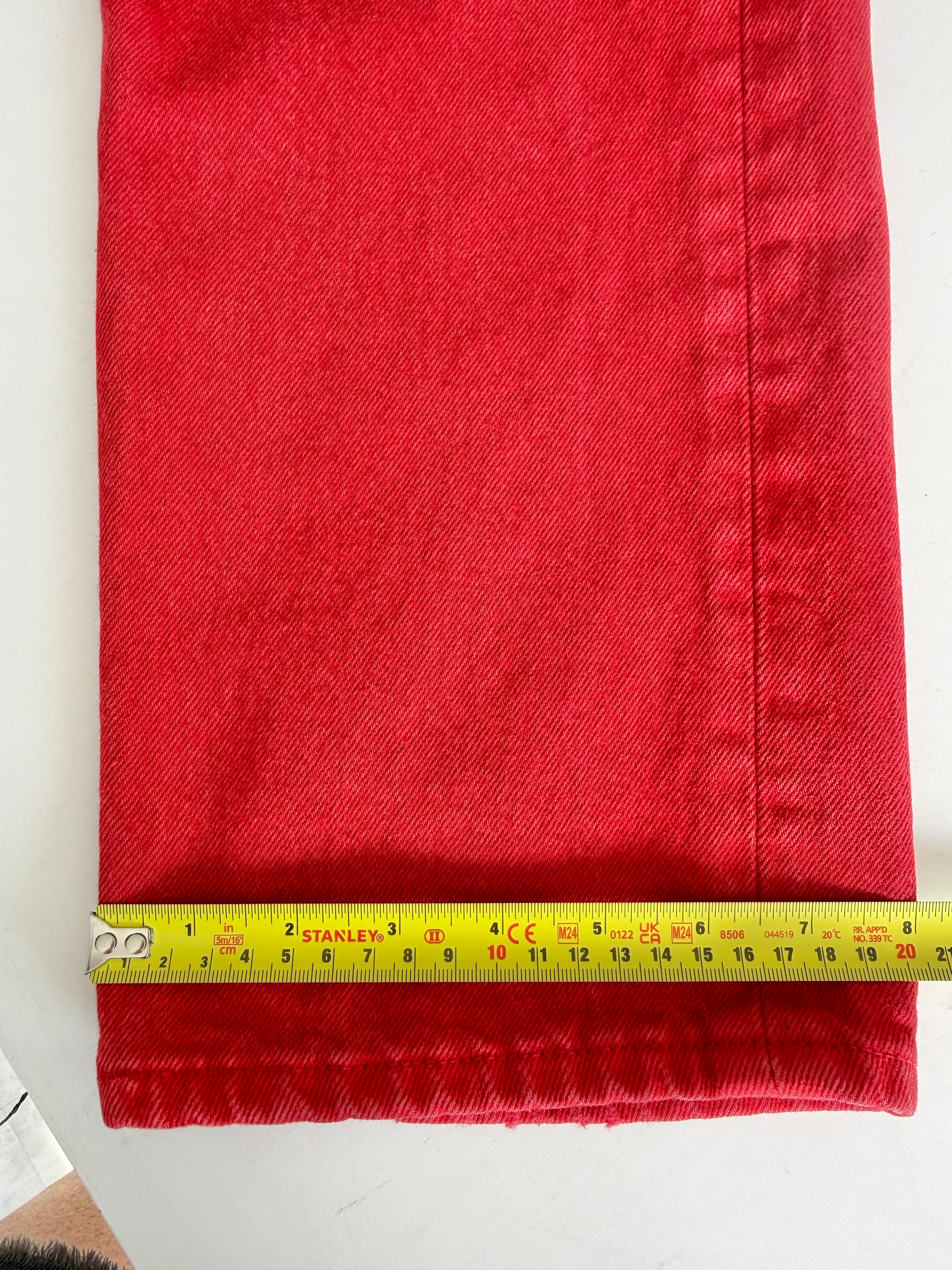W29 L32 vintage Levis 501 28/29” measured waist red 90s 501s