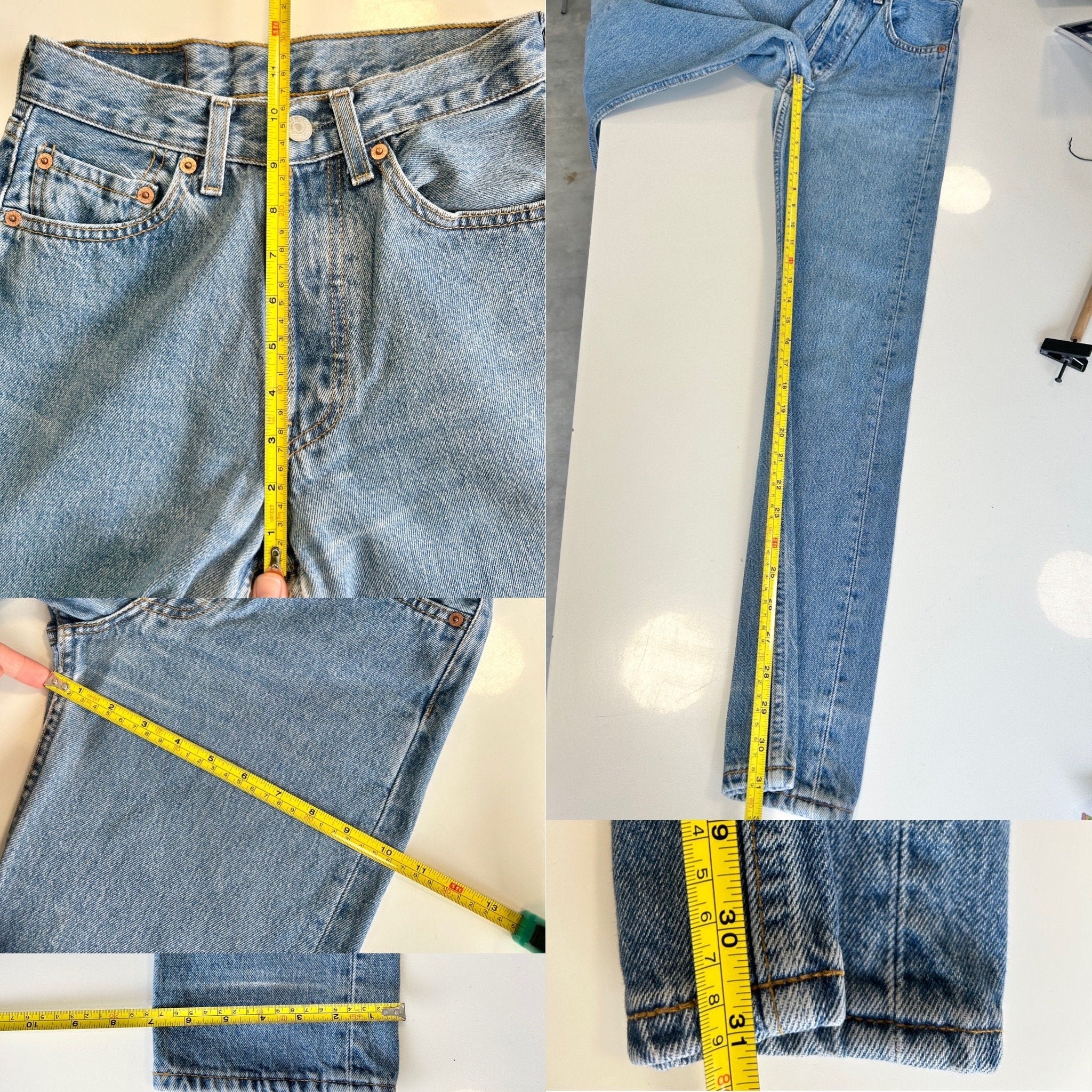 Levis 501 vintage W24 L31 Levi’s 501 faded blue denim made in 90s straight leg 501 vintage blue 501 vintage Levi’s levis