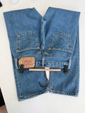 W26 L32 vintage Levis 501 25/26” measured waist dark blue 501s 90s -nl