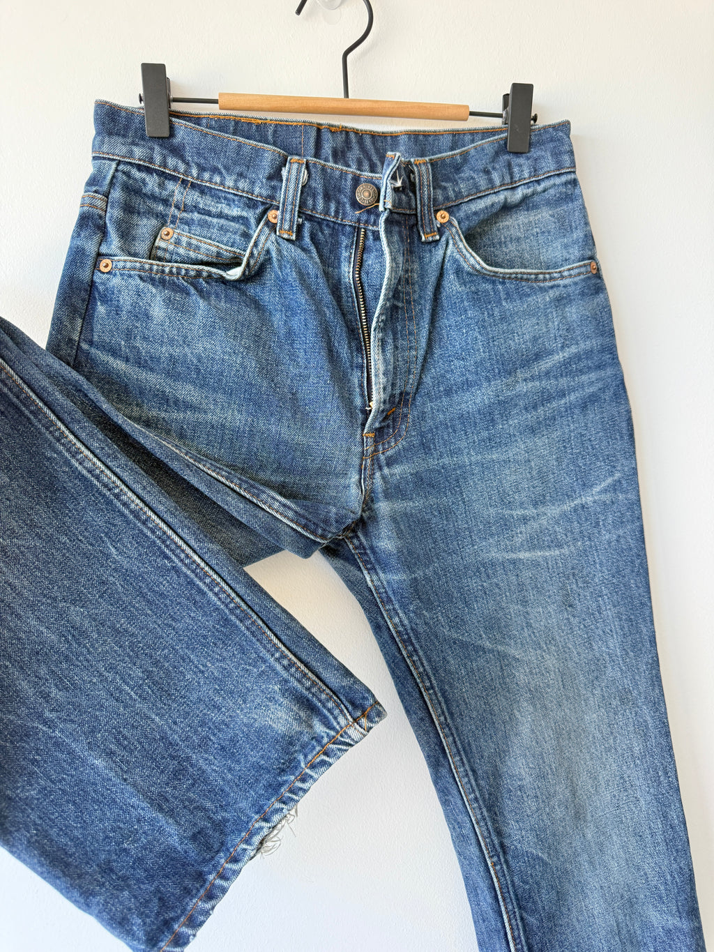 W29 L31 vintage Levis 517 28/29” measured waist dark faded USA 80s 517s