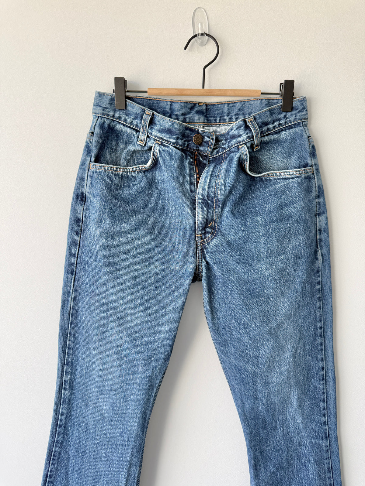 W28 L30 vintage Levis 646 27/29” measured dark blue denim light wallet mark 646s Y2K