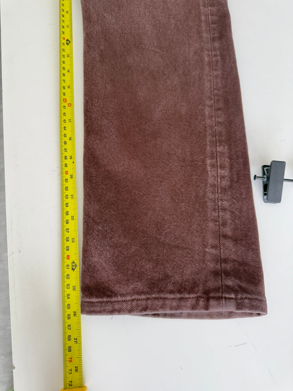W27 L26 vintage Levis 501 26-27” dark brown 90s Levi’s 501s