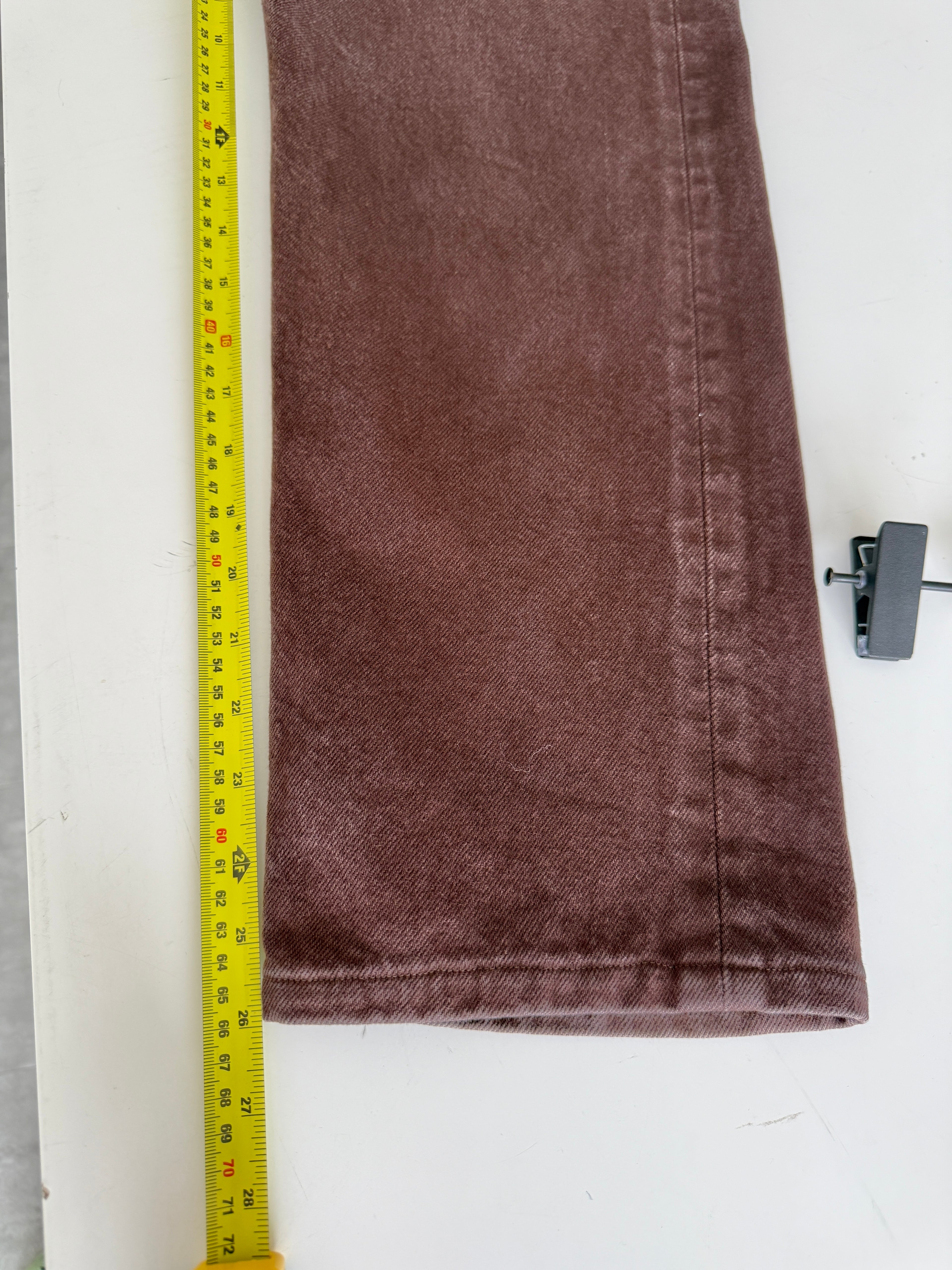 W27 L26 vintage Levis 501 26-27” dark brown 90s Levi’s 501s