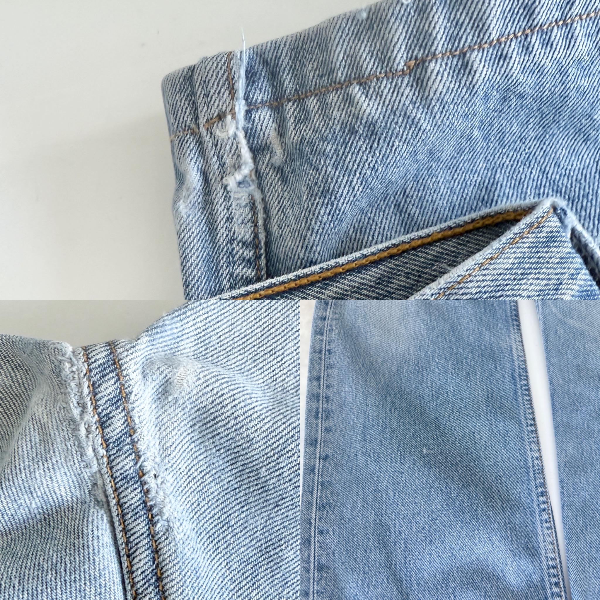 W31 L30 Levis 501 vintage 30-31” waist medium blue 501s made in y2k