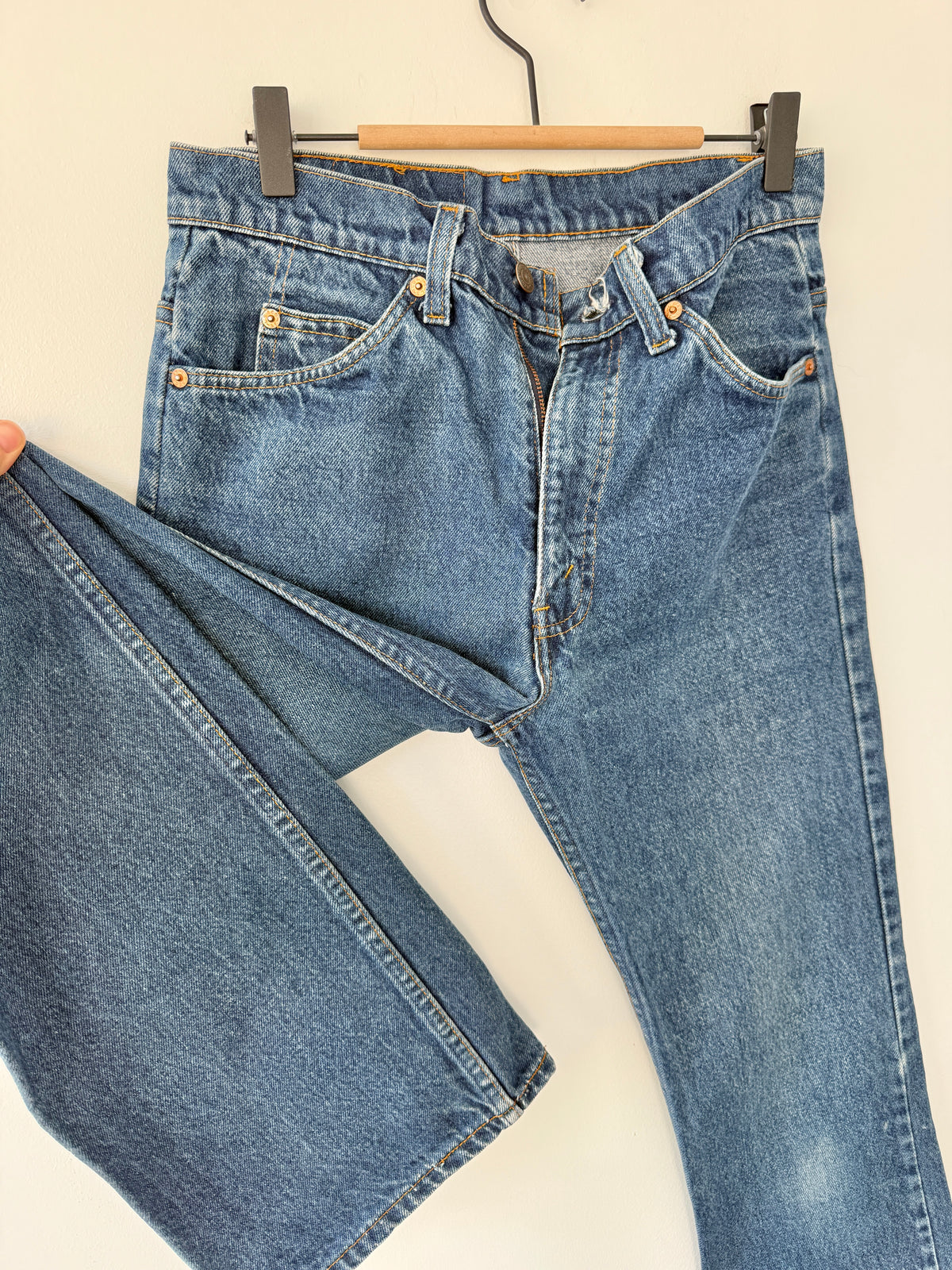 W26 L32 vintage Levis 517s dark blue  25” measured waist 517s USA 80s