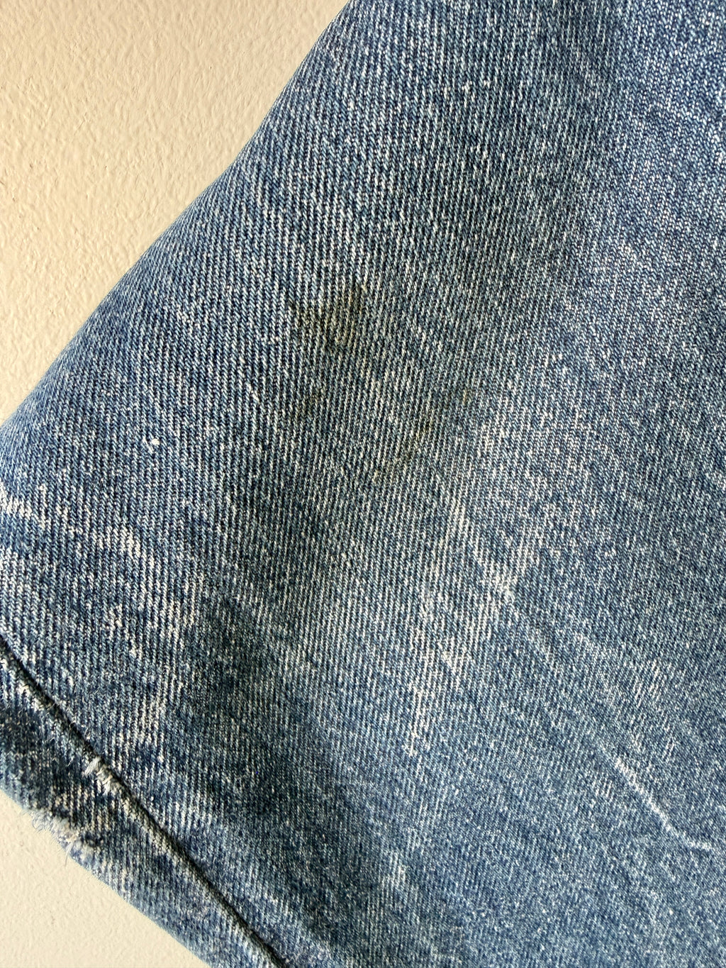 W26 L27 vintage Levis 501 25/26” measured raw blue 80s USA 501s slim hips