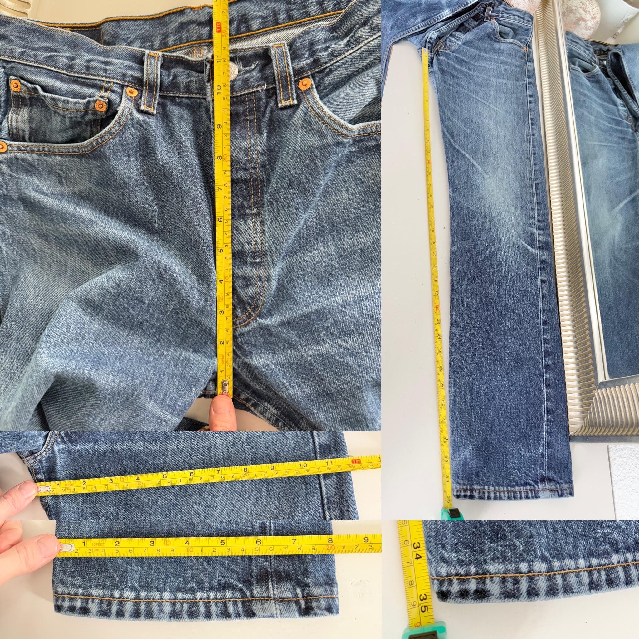 Levis 501 vintage w30 L35 dark faded blue 501s straight leg jeans 501 29”/30” waist