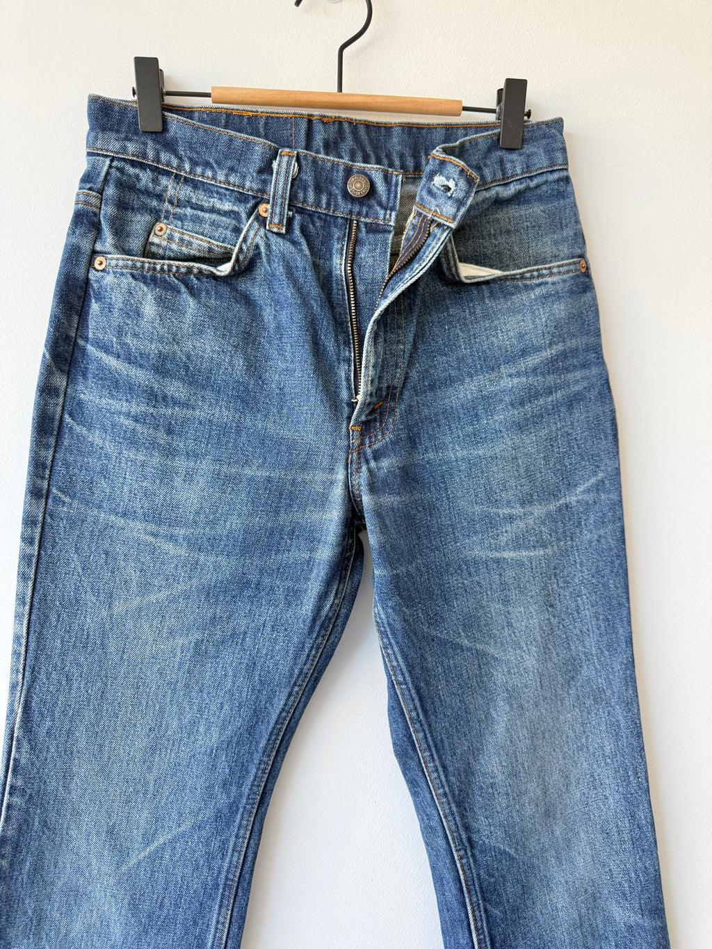 W29 L31 vintage Levis 517 28/29” measured waist dark faded USA 80s 517s