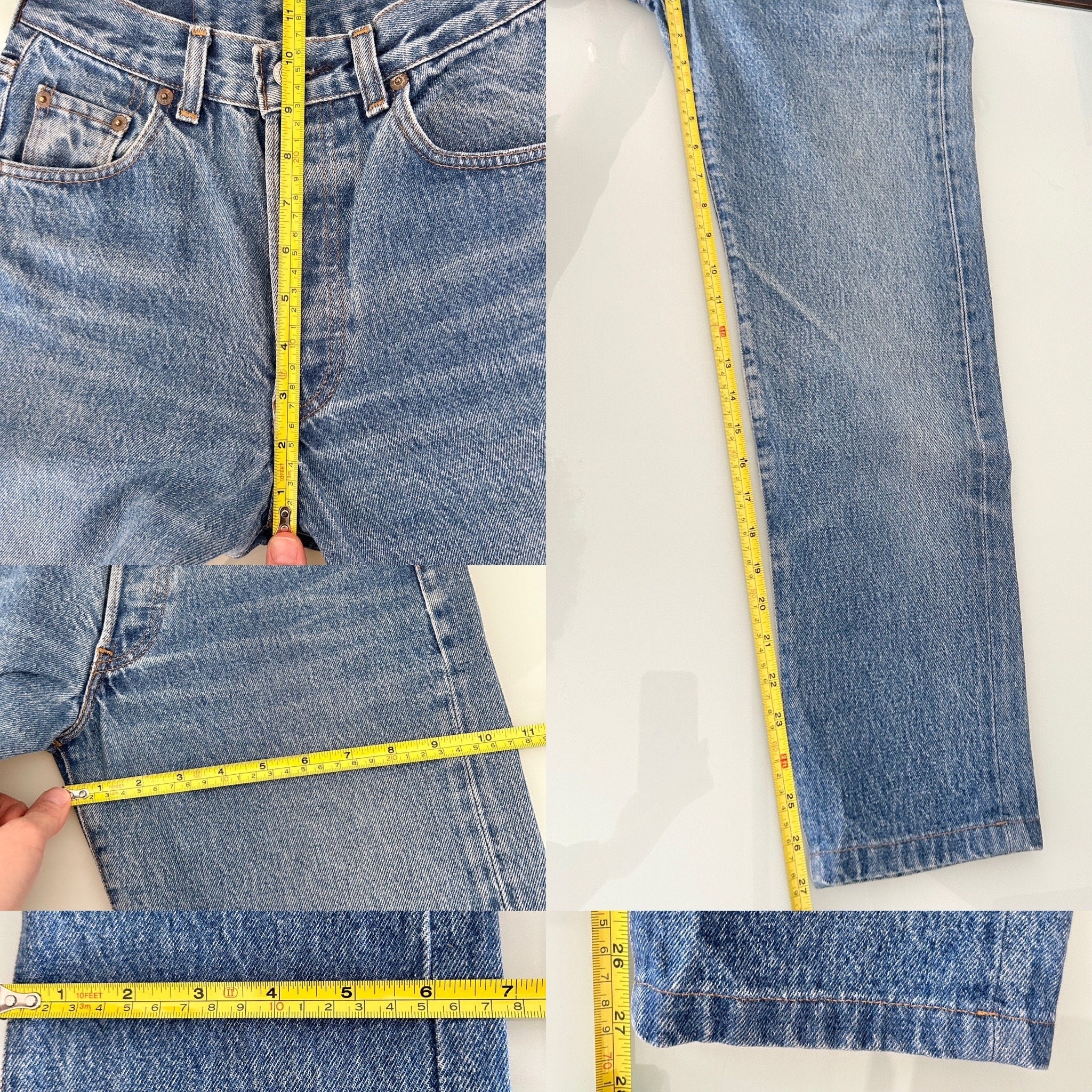 Levis 501 vintage w25 L27 Levi’s faded dark blue made in 80s straight leg 501 vintage Levi’s 501