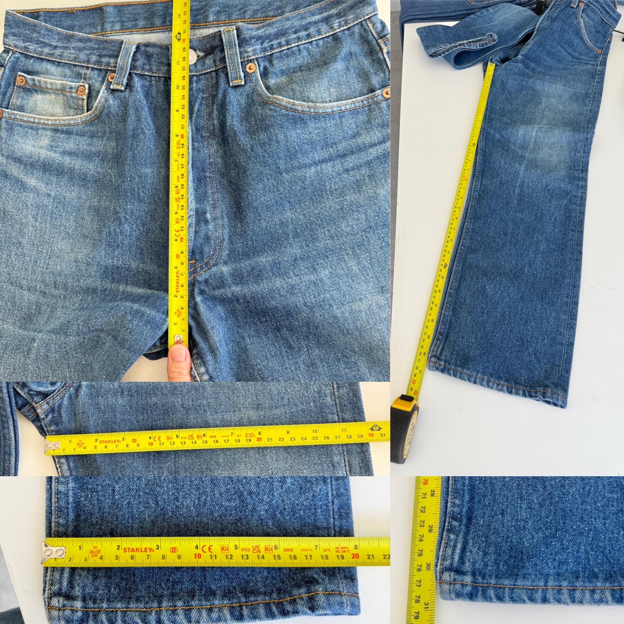 W31 L30 Levis 501 vintage 30-31” measured waist dark blue made in USA 90s