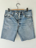 W30 vintage Levis 501 shorts 29/30” measured waist faded denim USA 501s