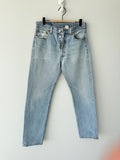 W29 L31 vintage Levis 501 28-29” measured light faded blue denim y2k levi’s 501s