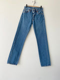 Levis 501 jeans w27 L32 raw blue vintage 501 Levis vintage