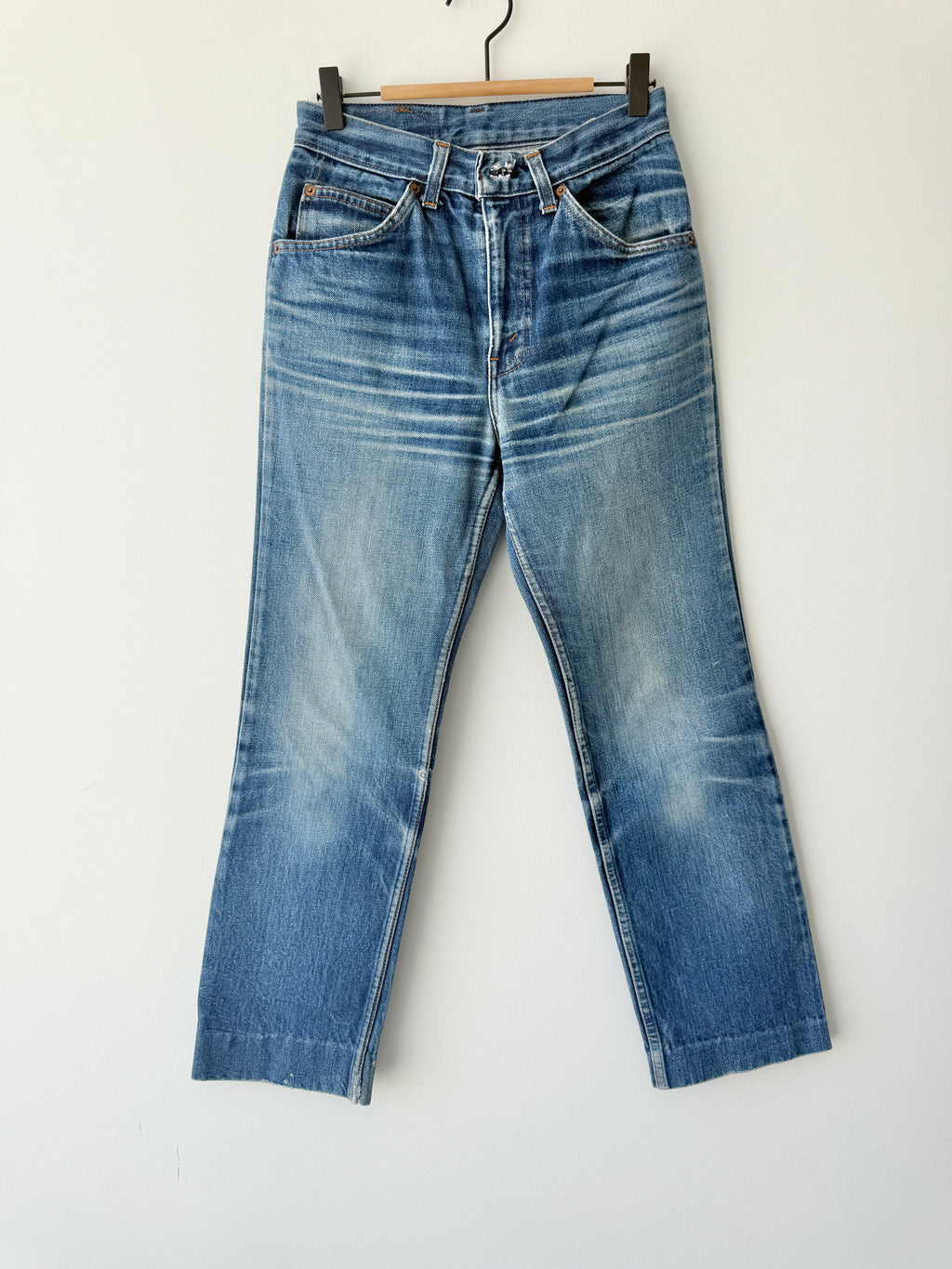 Soft W26 L27 vintage Levis 630 25/26” measured waist dark faded blue 630s 80s