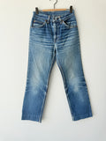 Soft W26 L27 vintage Levis 630 25/26” measured waist dark faded blue 630s 80s