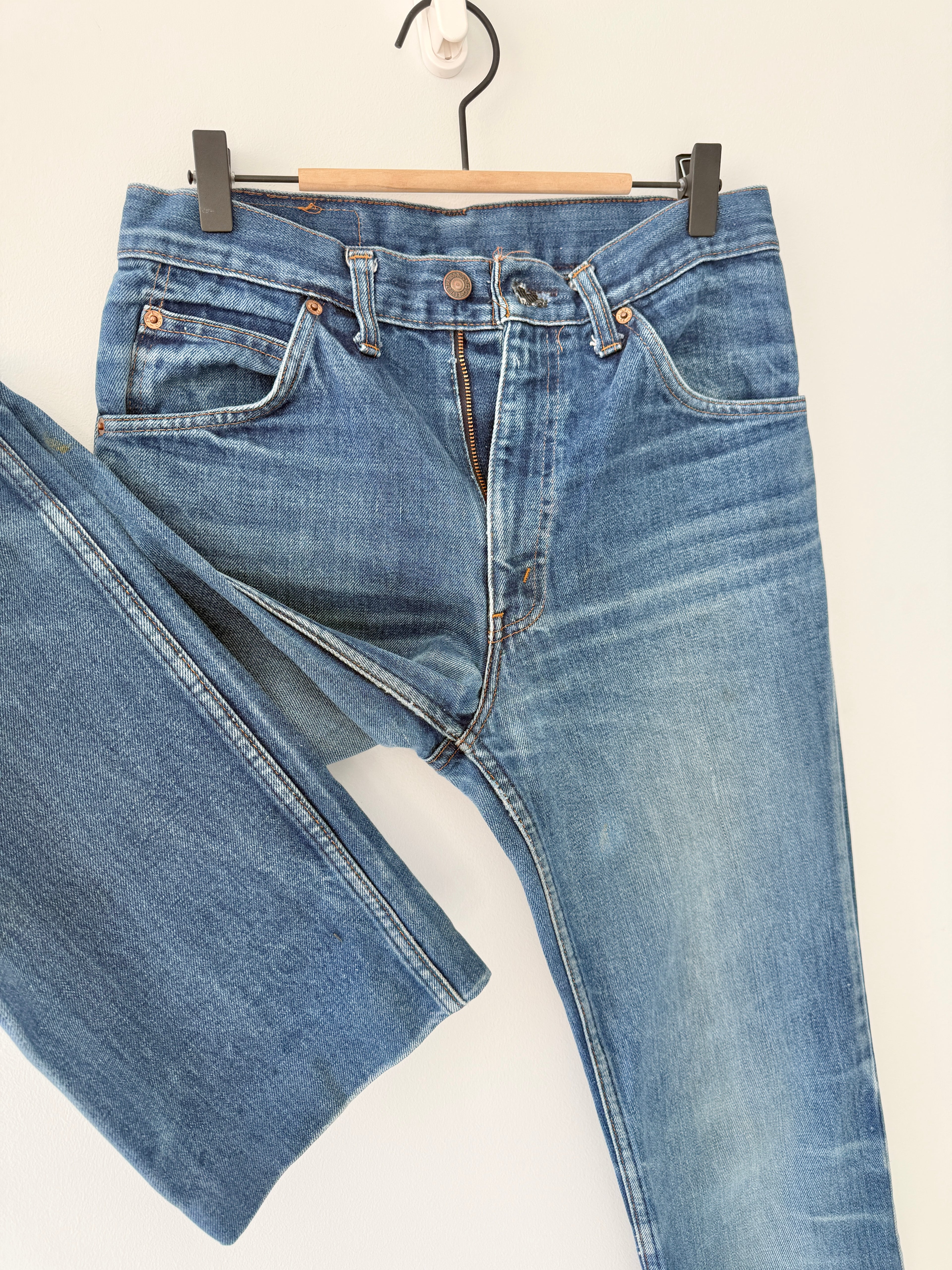 W28 L31 vintage Levis 630 27-28” measured dark blue denim 80s/90s  630s