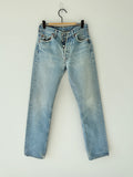 W26 L31 vintage Levis 501 25/26” measured waist medium light blue 501s Y2K denim