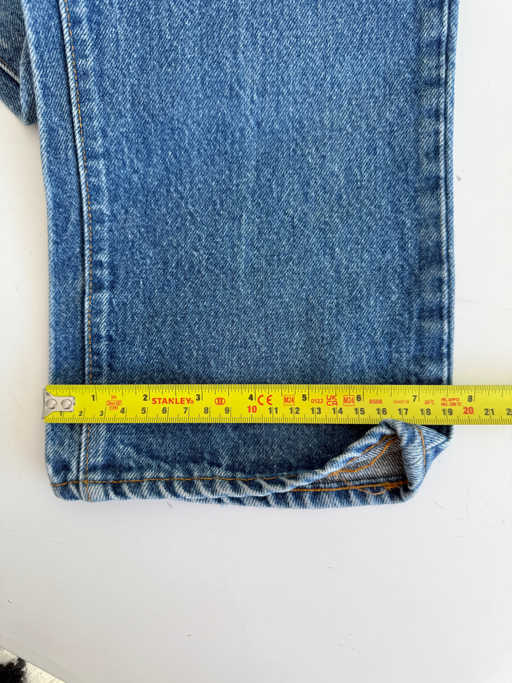 W29 L32 vintage Levis 501 28-29” measured dark faded blue denim 80’s levi’s 501s
