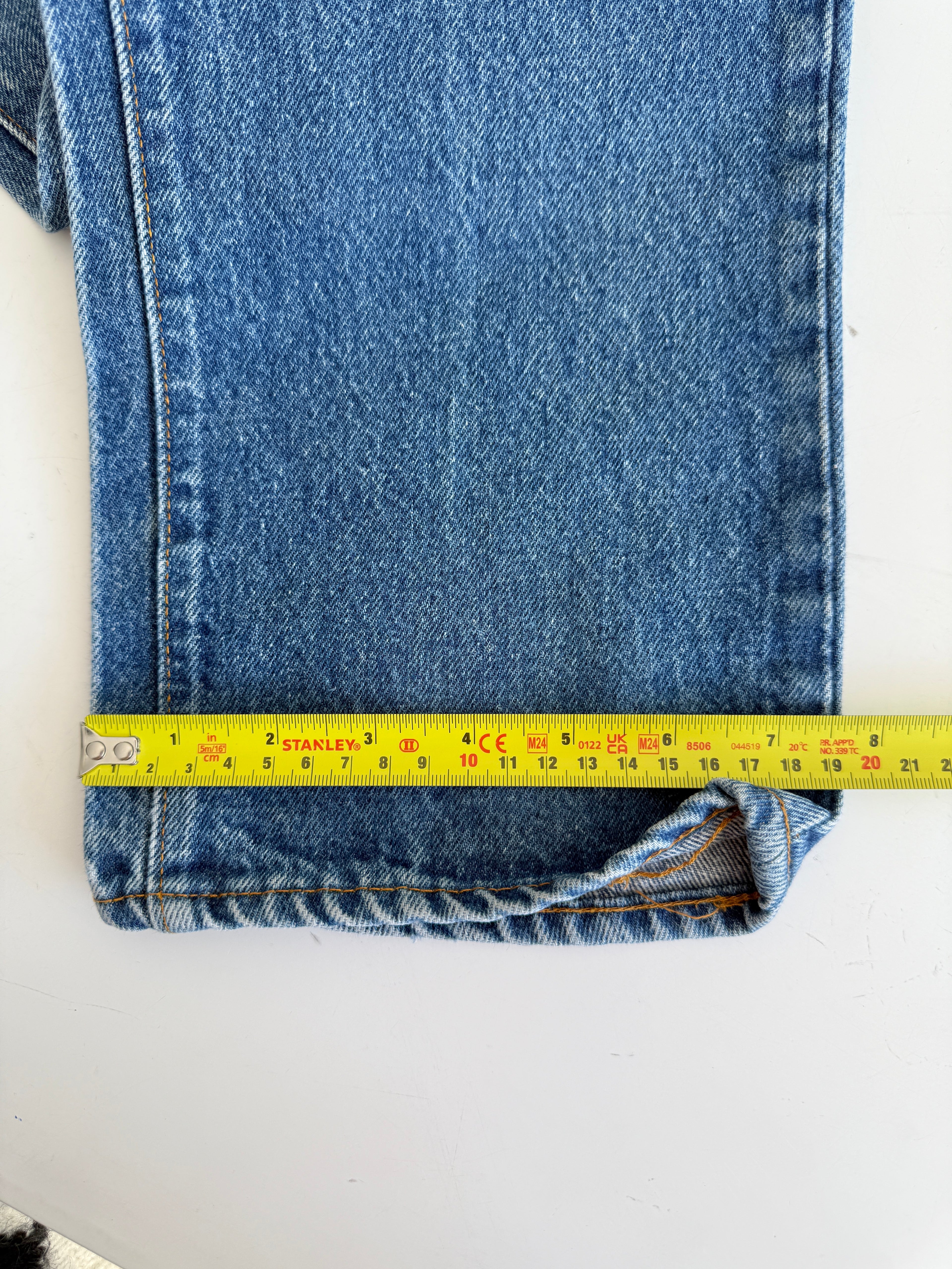 W29 L32 vintage Levis 501 28-29” measured dark faded blue denim 80’s levi’s 501s