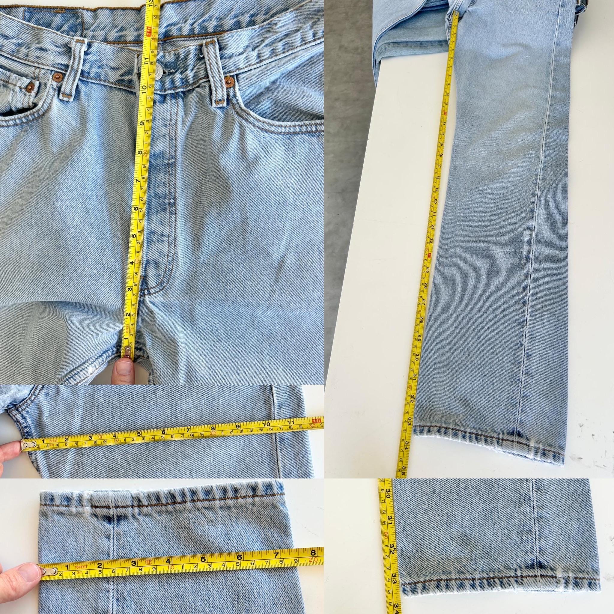 Levis 501 vintage w27 L33 Levi’s light faded denim straight leg Levi’s 501 90s vintage 501  (27”/26” waist)