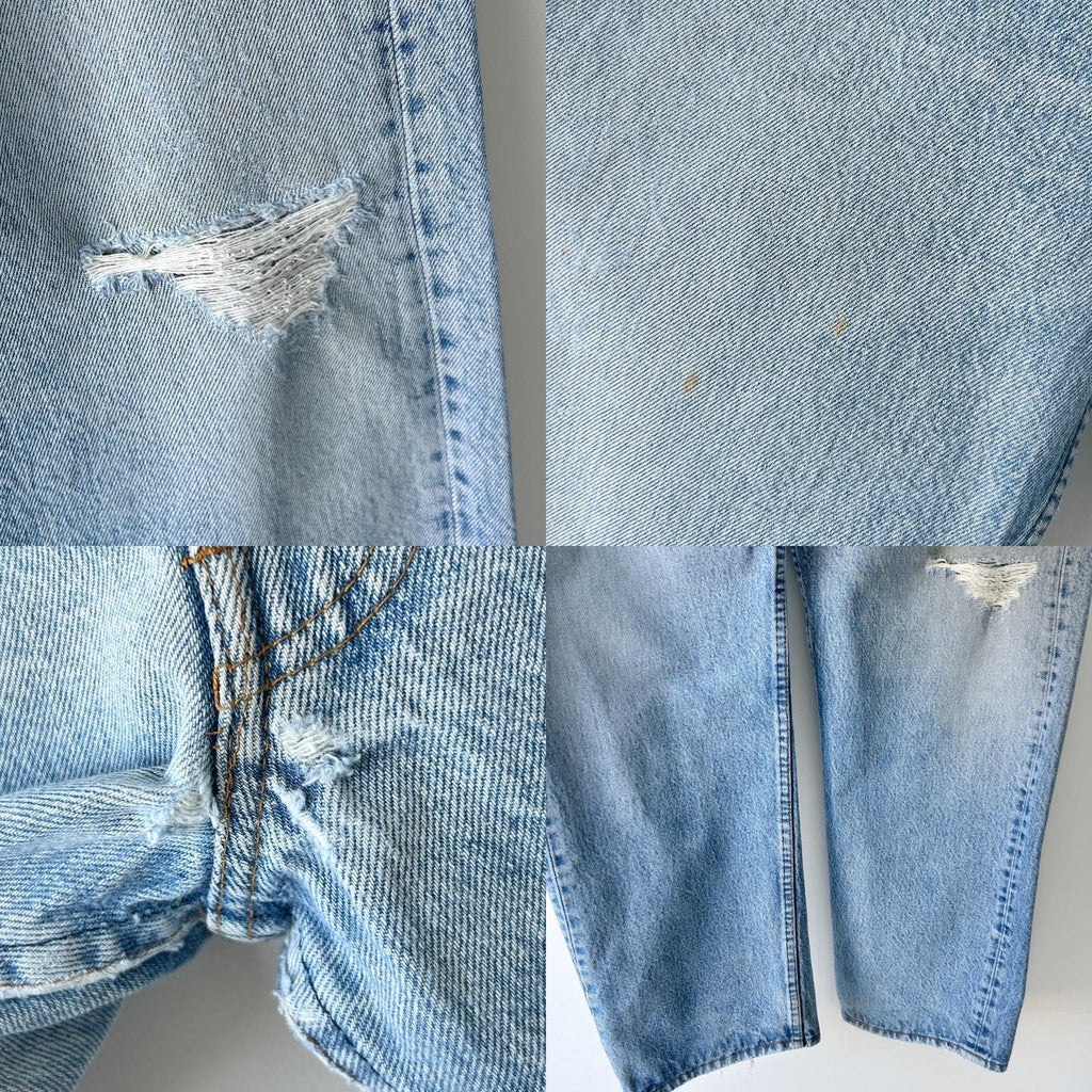 Levis 501 vintage w36 L29 Levi’s 80s faded straight leg jeans made in USA 501 vintage 501 35”/36” waist decuk