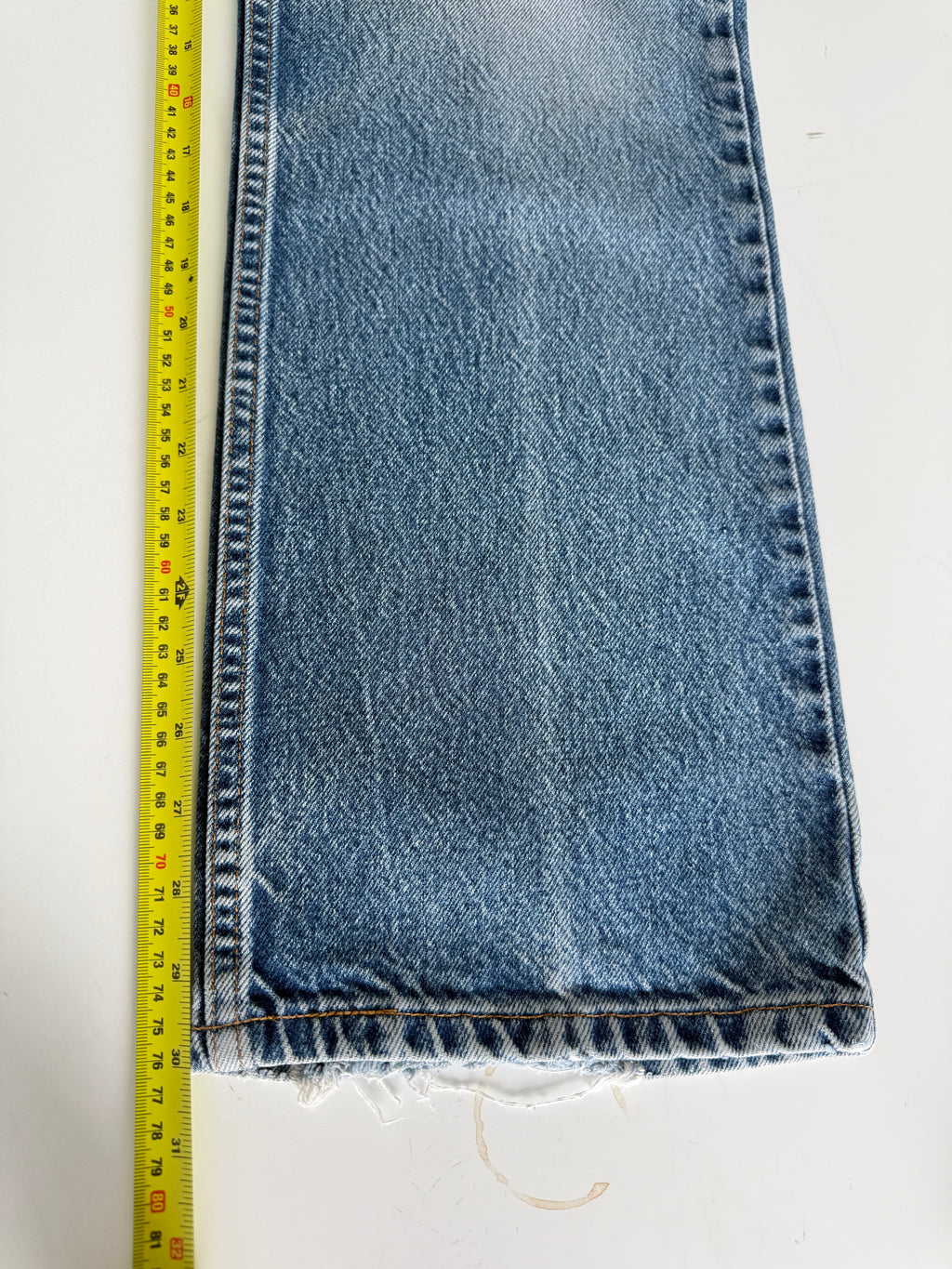 W30 L30 vintage Levis 517 30” measured waist dark faded blue 517s amazing Wallet mark