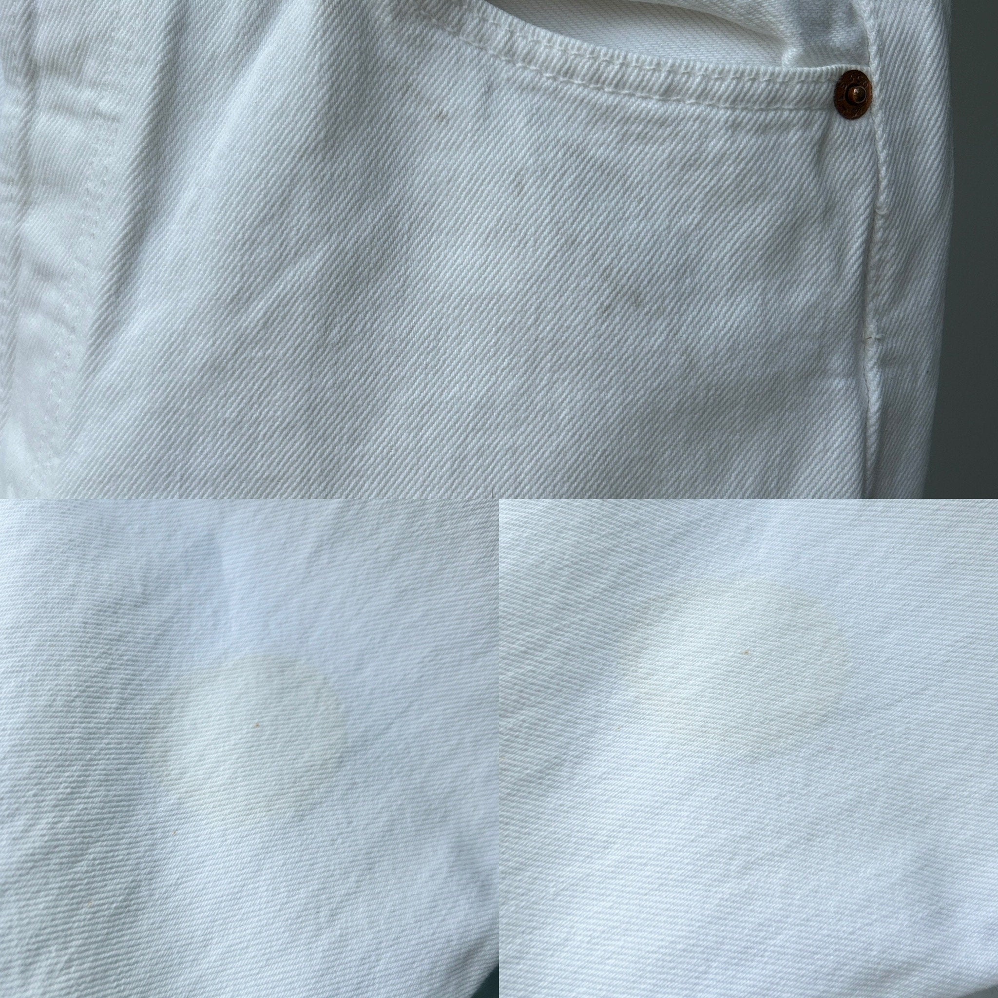 Levi’s 501 vintage w27 L30 Levi’s 501 white off white straight leg white 501 vintage blue 501 worn vintage Levi’s