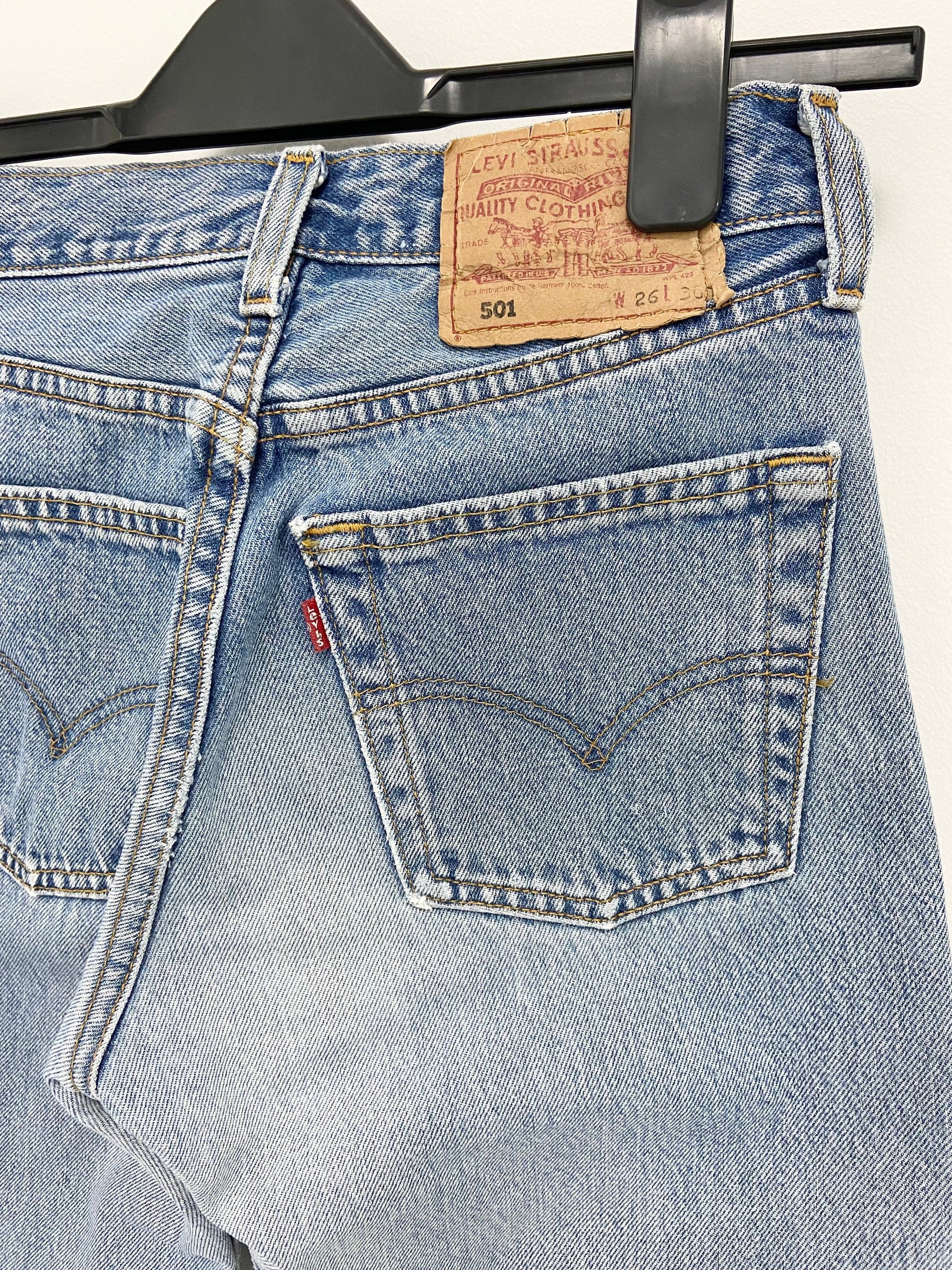 Vintage Levi’s 501 w25 L25 made in UK 1998