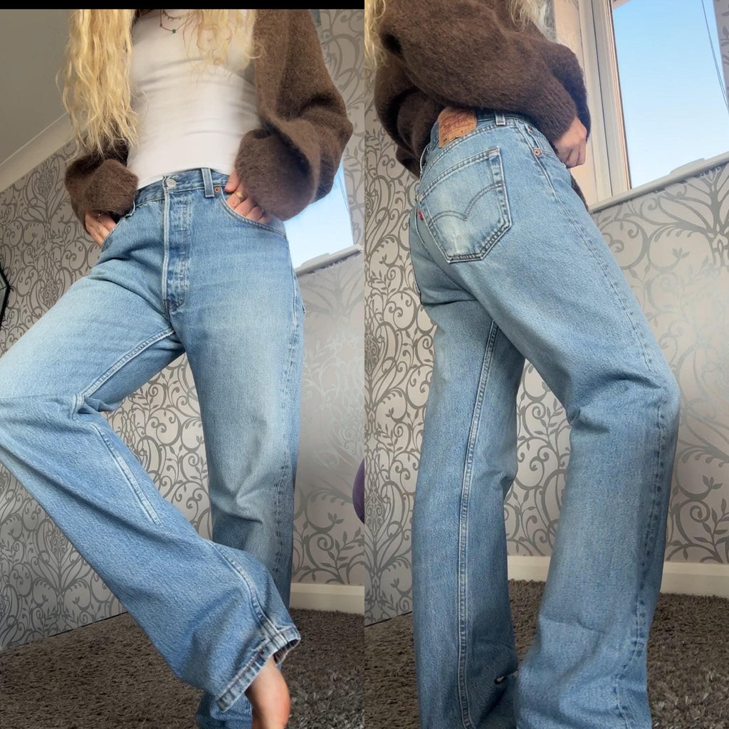 W31 L31 Levis 501 vintage 30-31” measured waist made in USA 90s