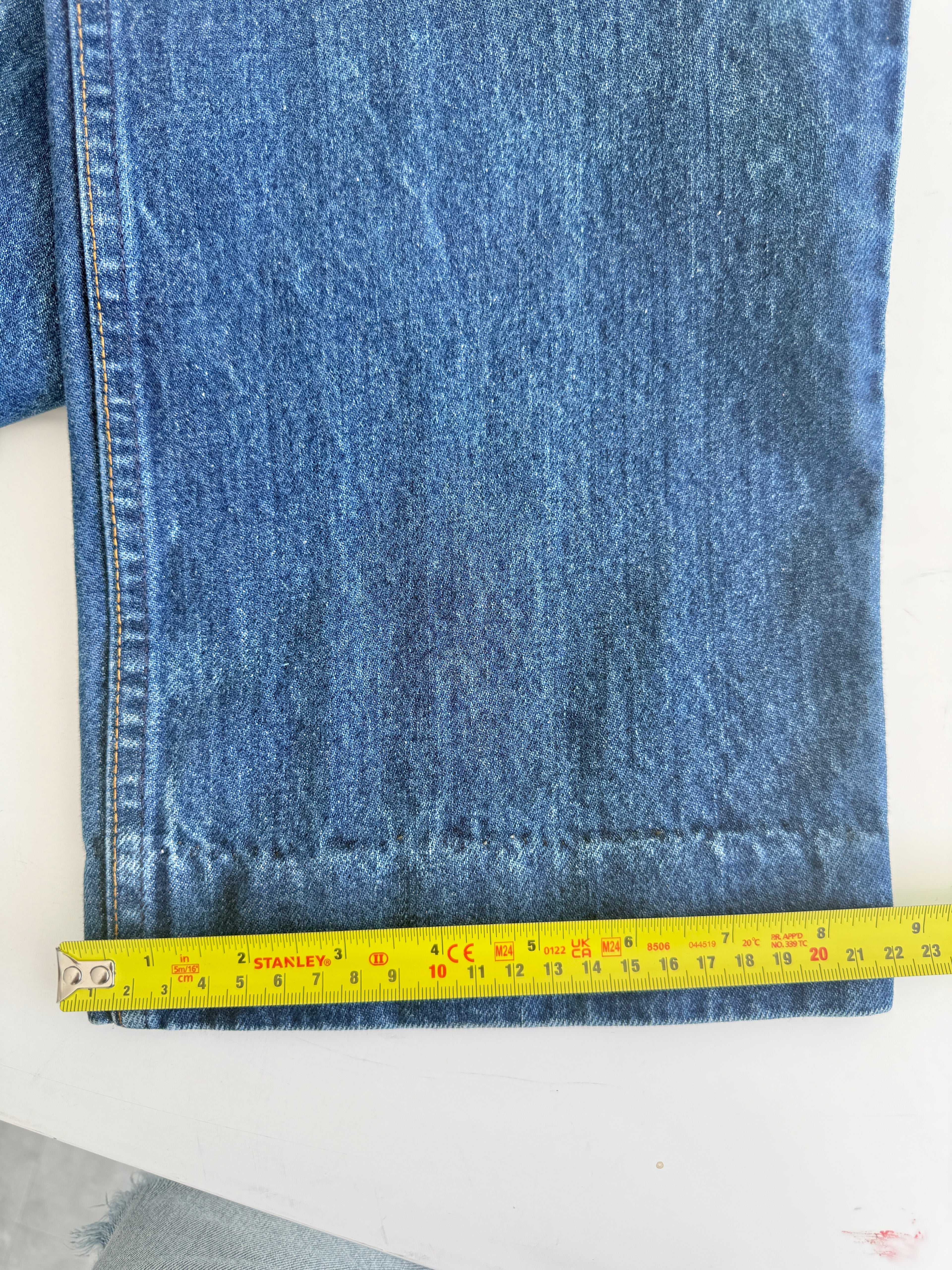 W31 L29 vintage Levis 630 30/31” measured waist dark faded blue 630s 80s   Orange tab