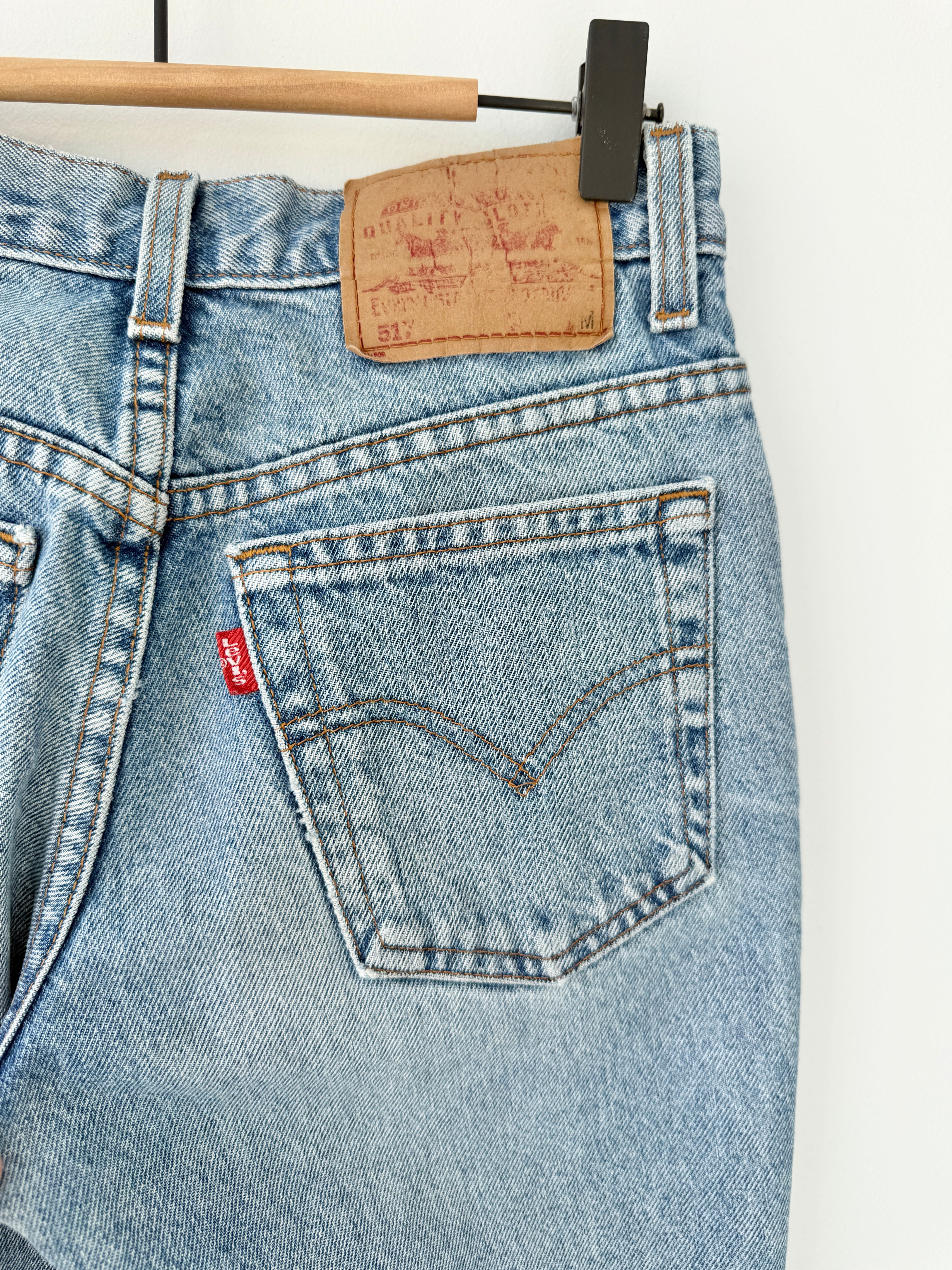 W24 L31 vintage Levis 517 26” measured medium faded blue denim Levi’s 517s