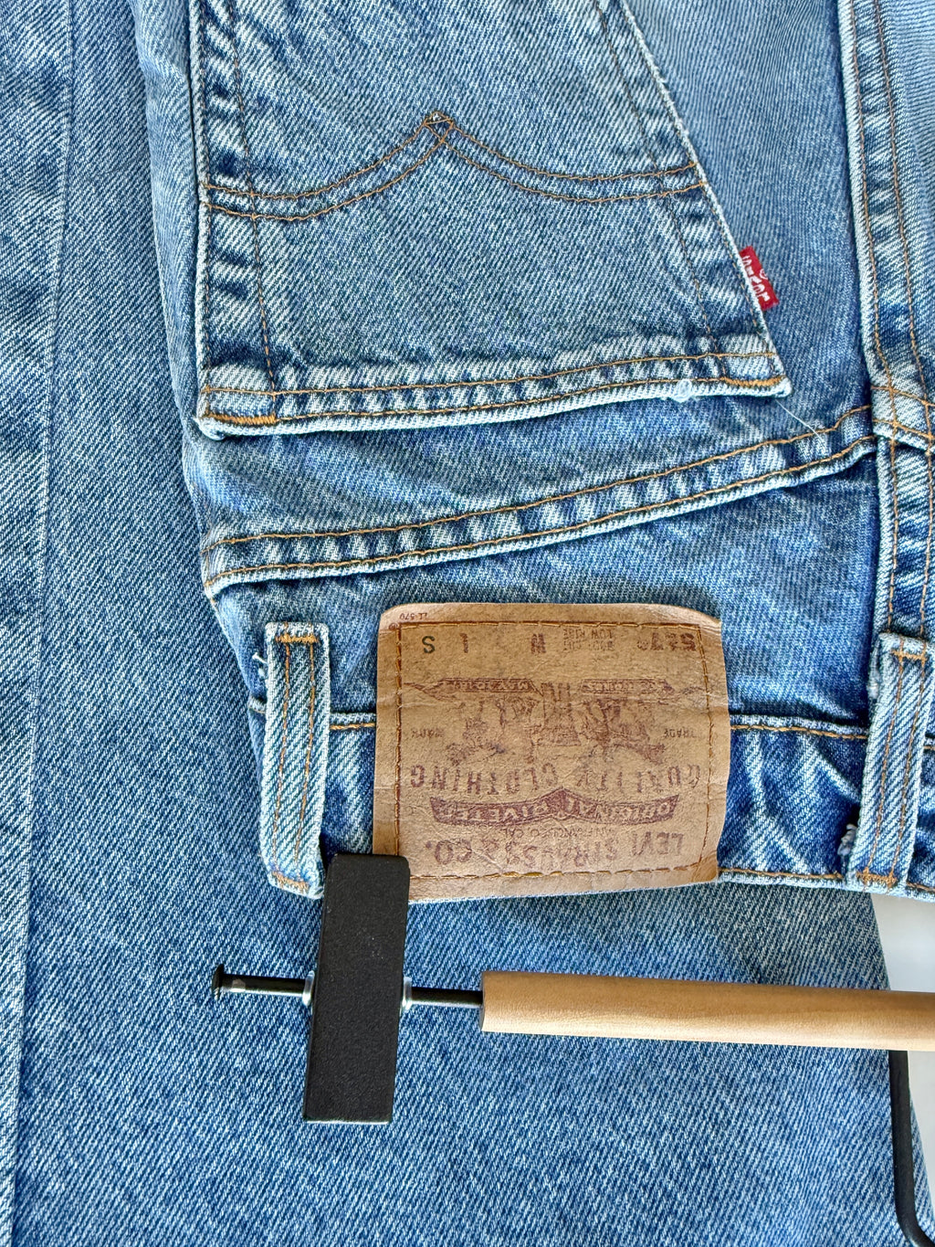 W21 L30 vintage Levis 517 21” measured waist medium blue Levi’s 517s USA 90s